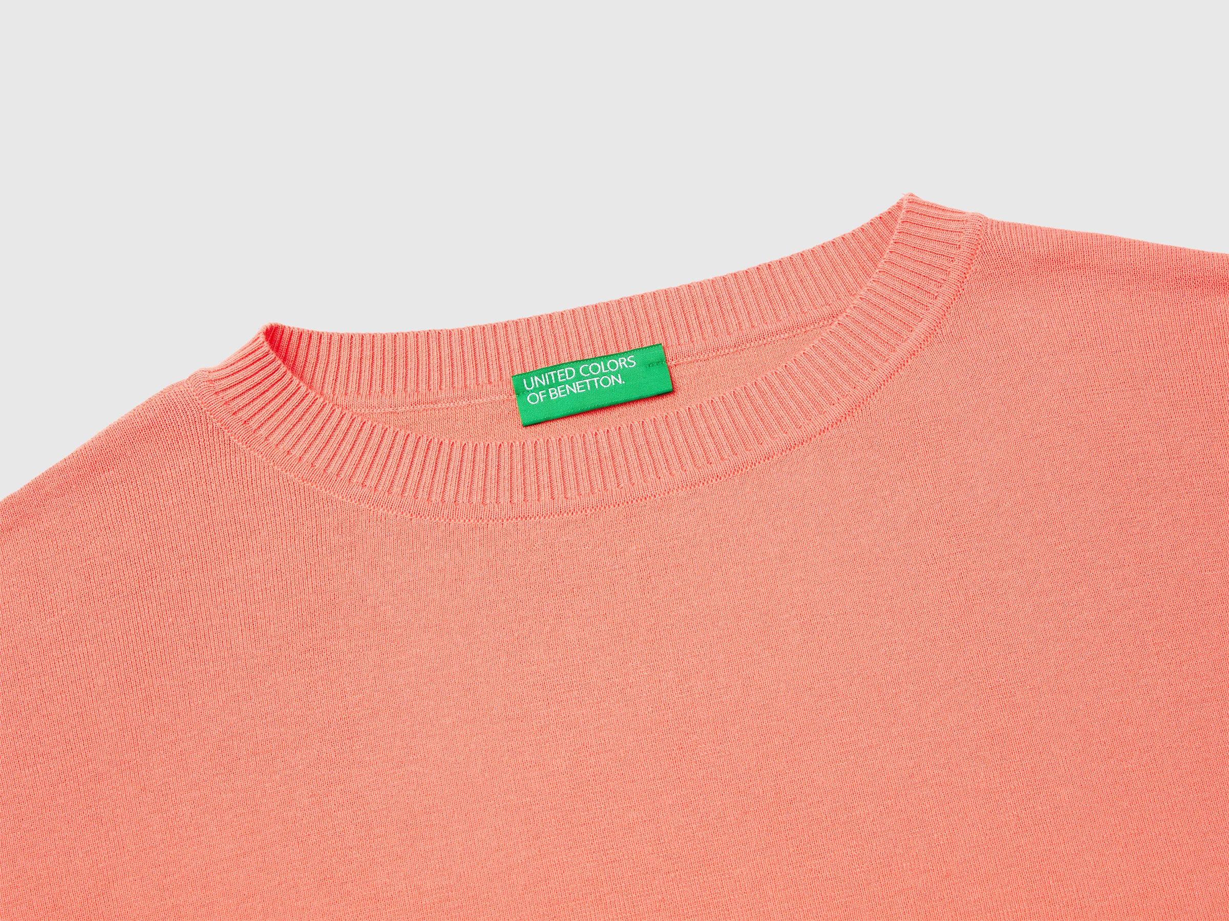 Benetton Maglione scollo barchetta premium cotone