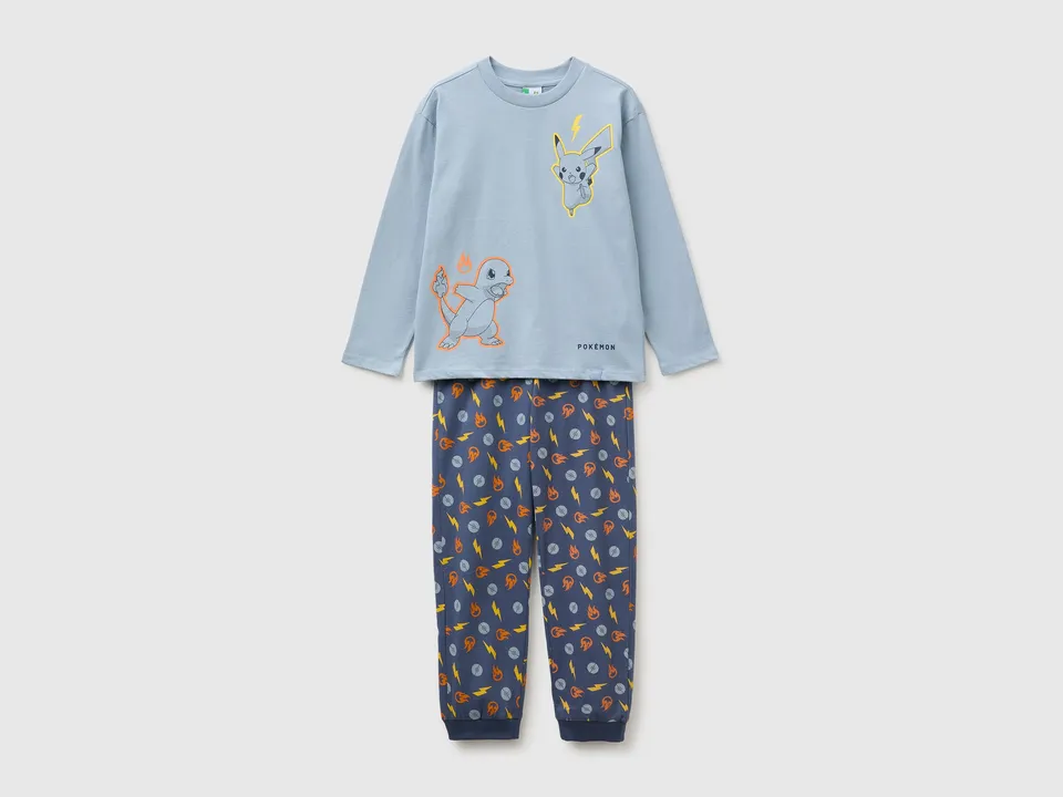 United Colors of Benetton pigiama Pokémon bimbo cotone caldo