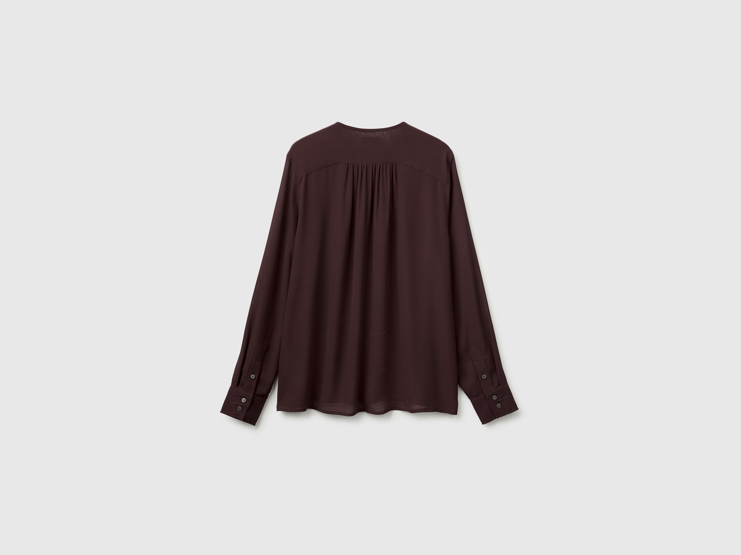 Benetton Camicia Fluida con Fiocco Viscosa Taglia M