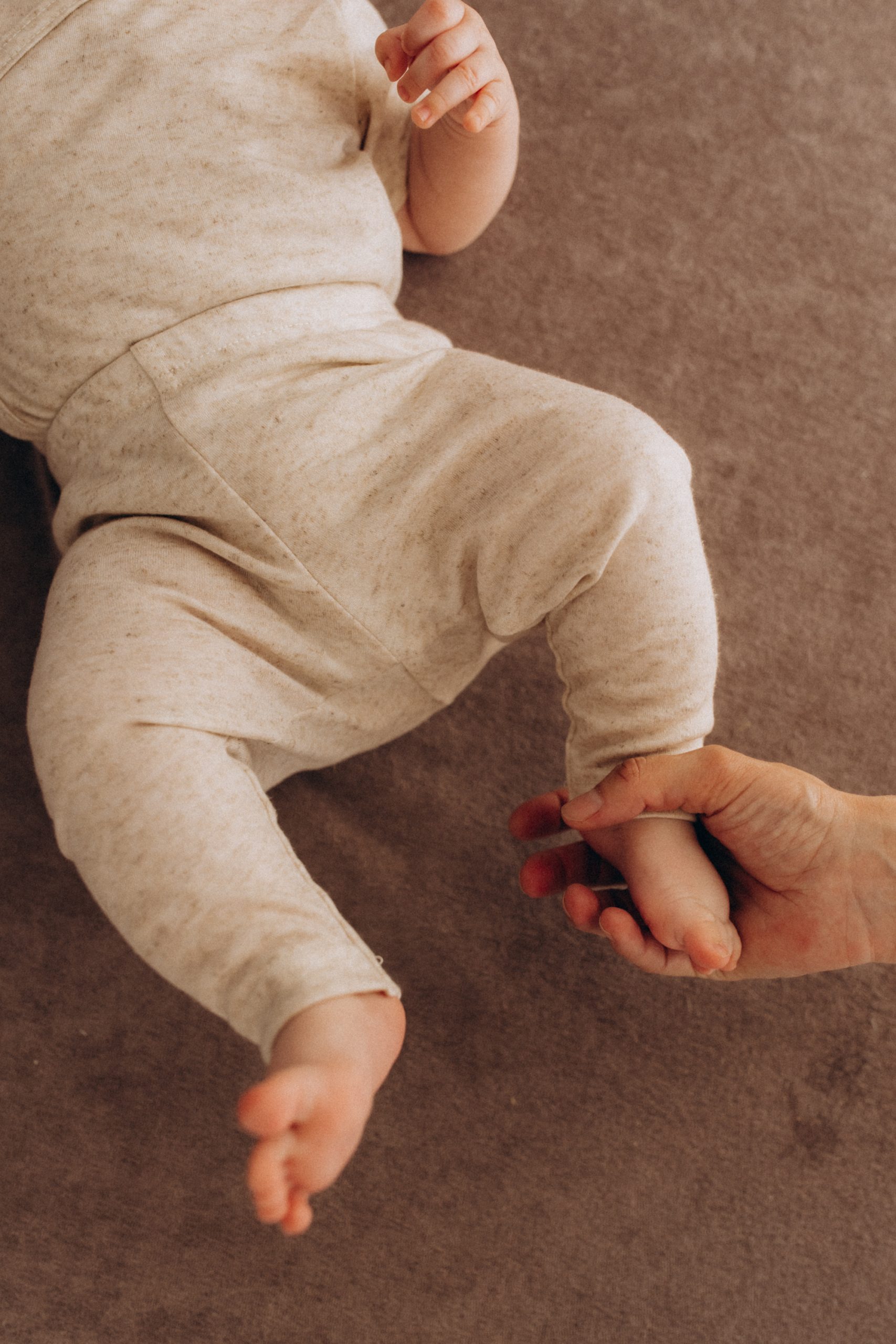 Woolly Organic Baby Leggings Tencel lino neonato traspirante