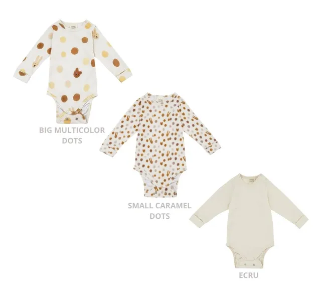 Woolly Organic Body Neonato Manica Lunga Cotone Noos