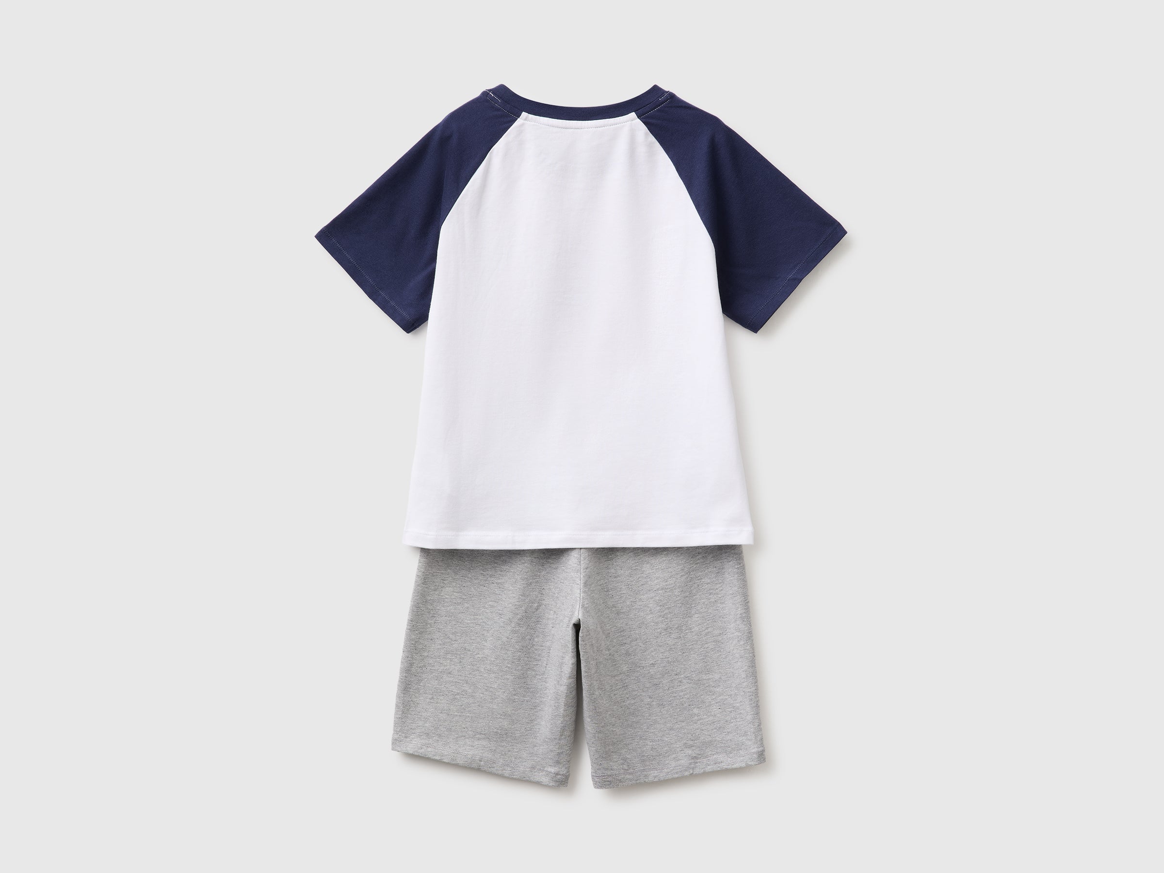 United Colors of Benetton pigiama corto cotone logo 3-4 anni