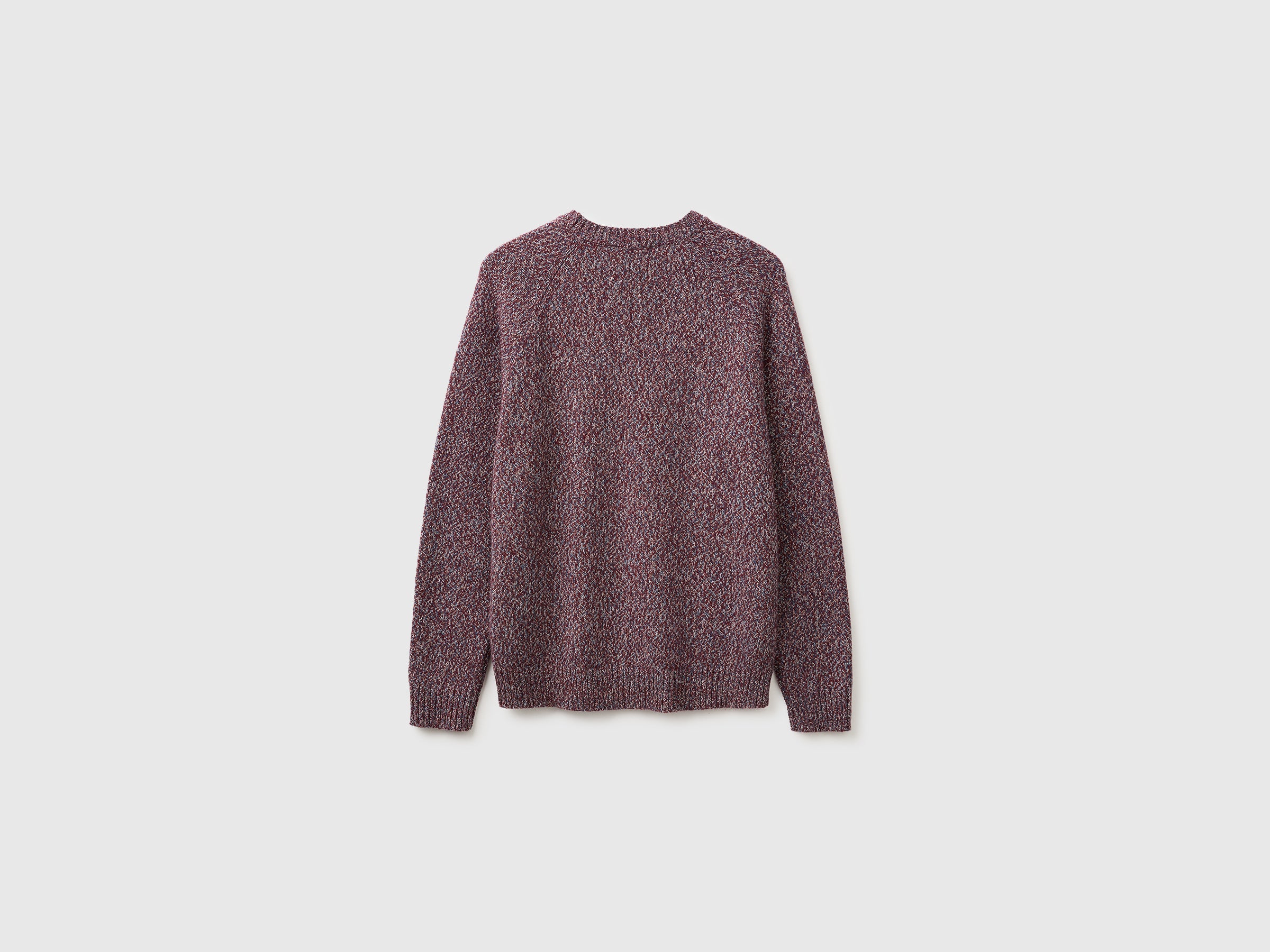 Benetton Maglione Color Block Maglia S Misto Lana
