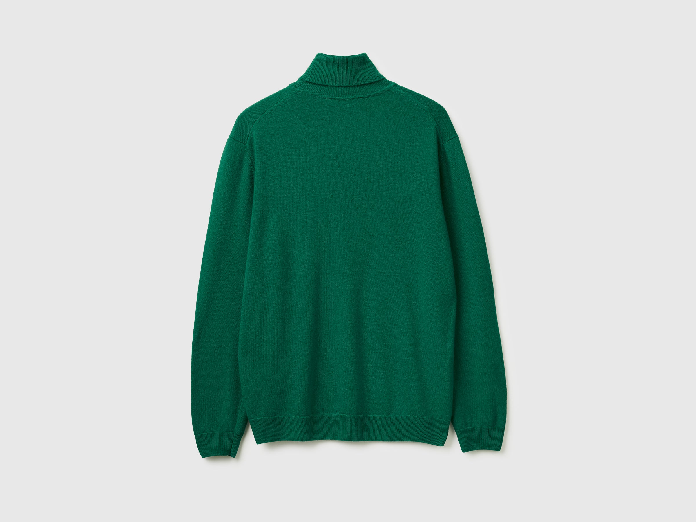 United Colors of Benetton Dolcevita Lana Merino Verde Bosco L