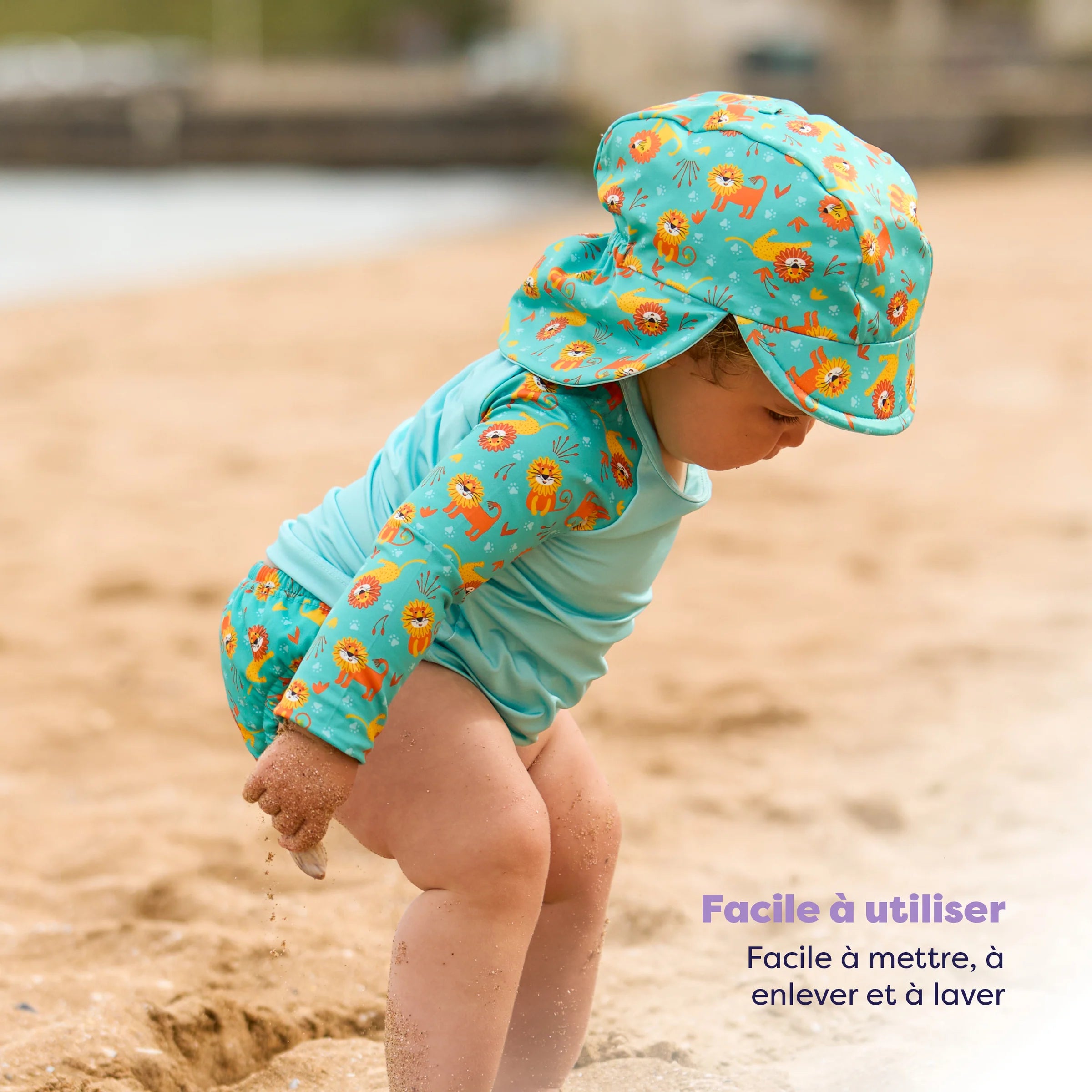 Bambino Mio set mare 3 pezzi Cool Cats UPF 40+ 6-12 mesi