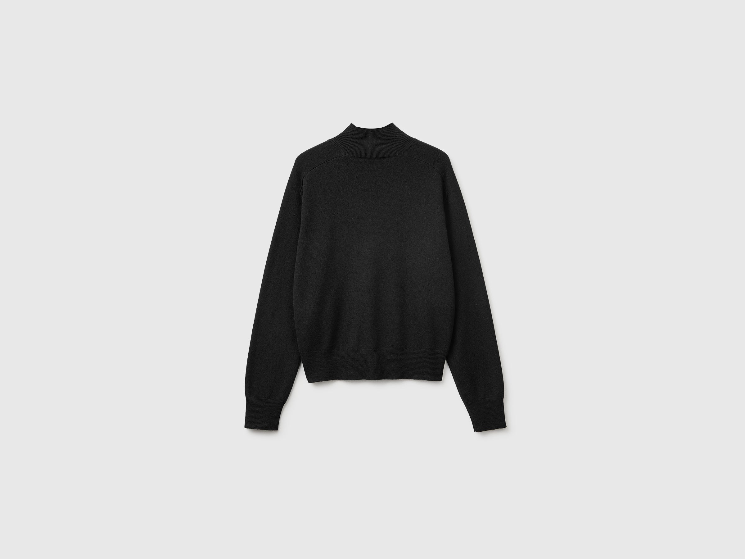 United Colors of Benetton Maglione Dolcevita Cashmere Lana Morbido