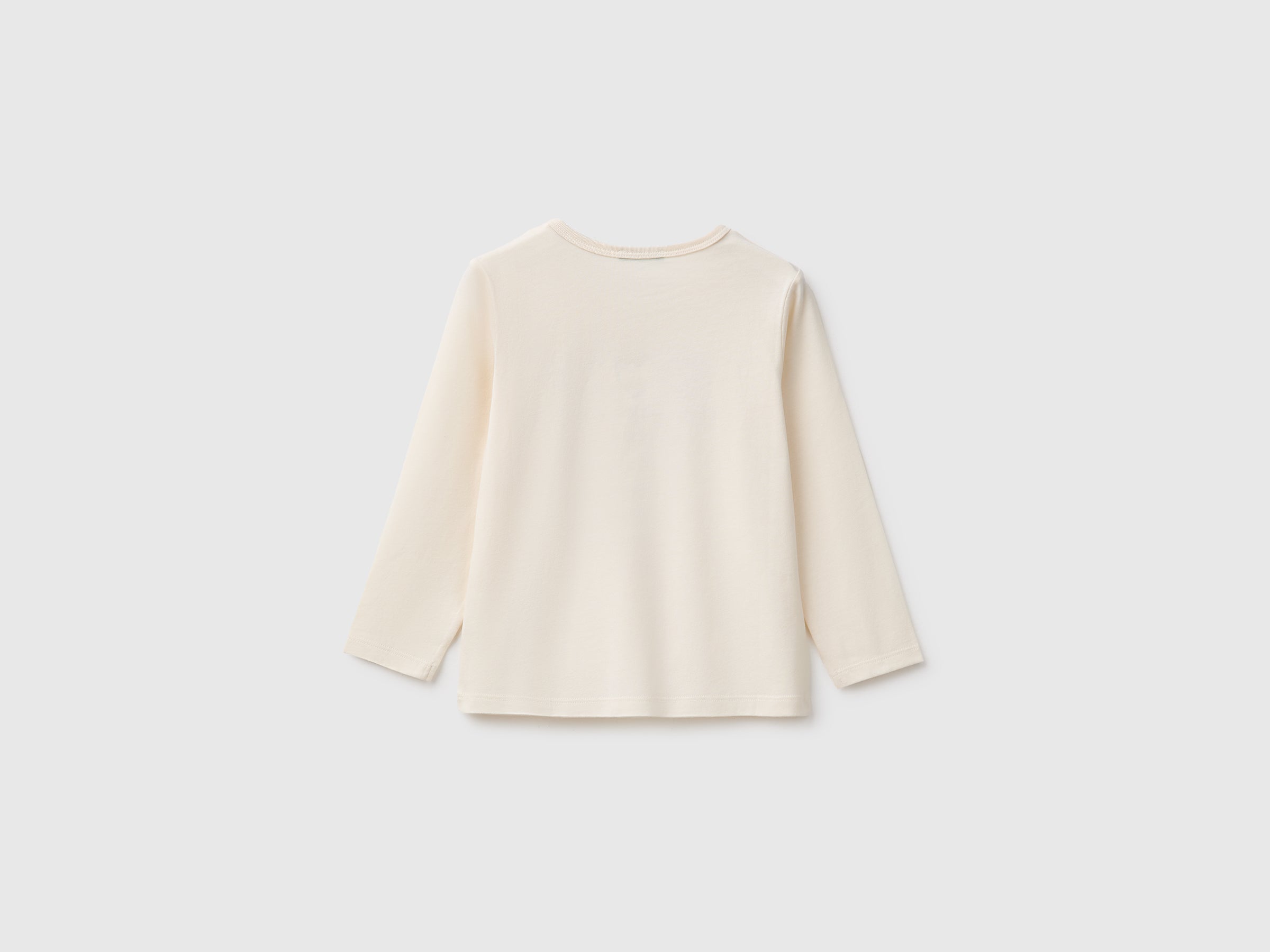 United Colors of Benetton T-Shirt Cotone Bio Stampa Paillettes 104