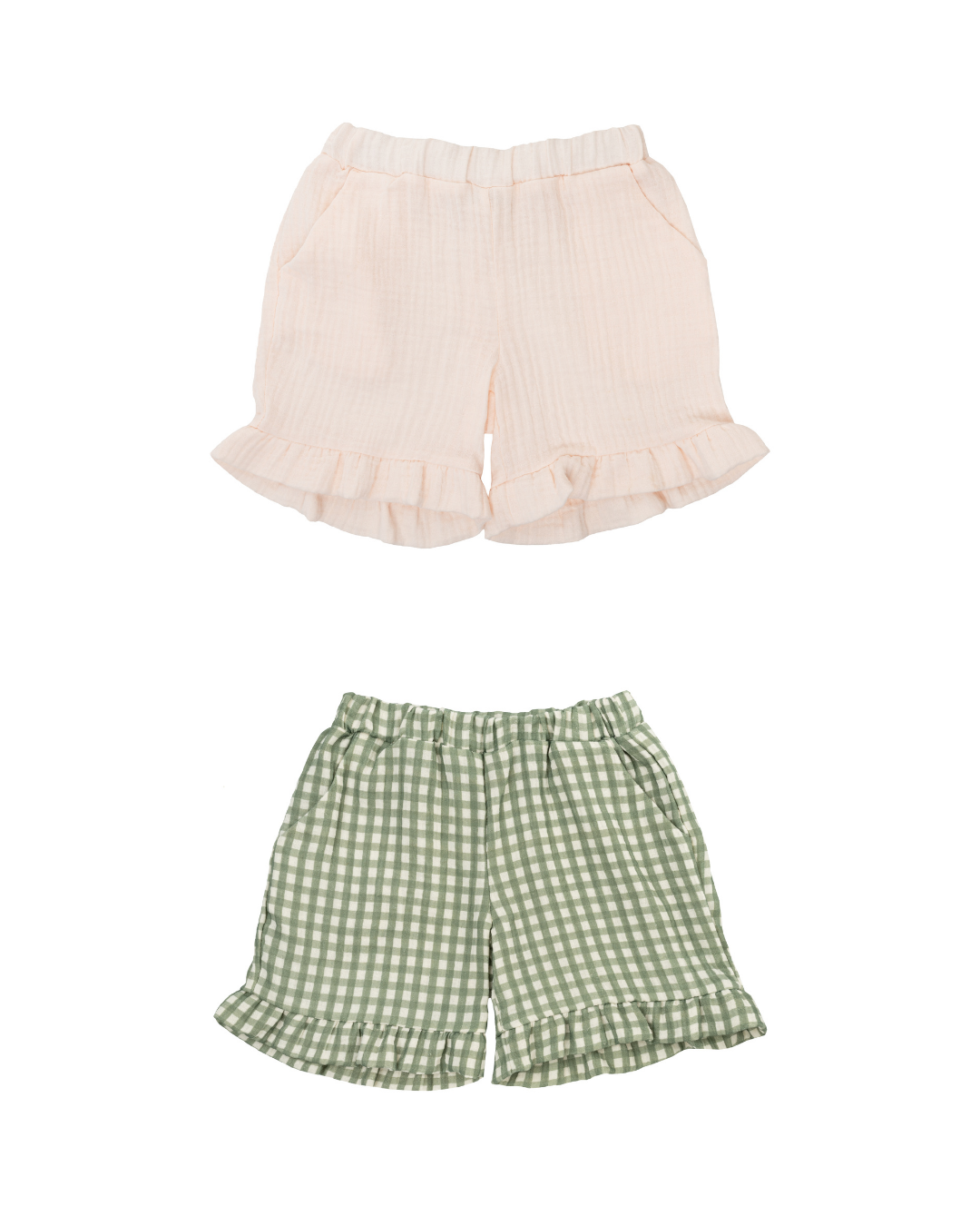 Woolly Organic Girl’s Shorts Pantaloncini Bimba Cotone