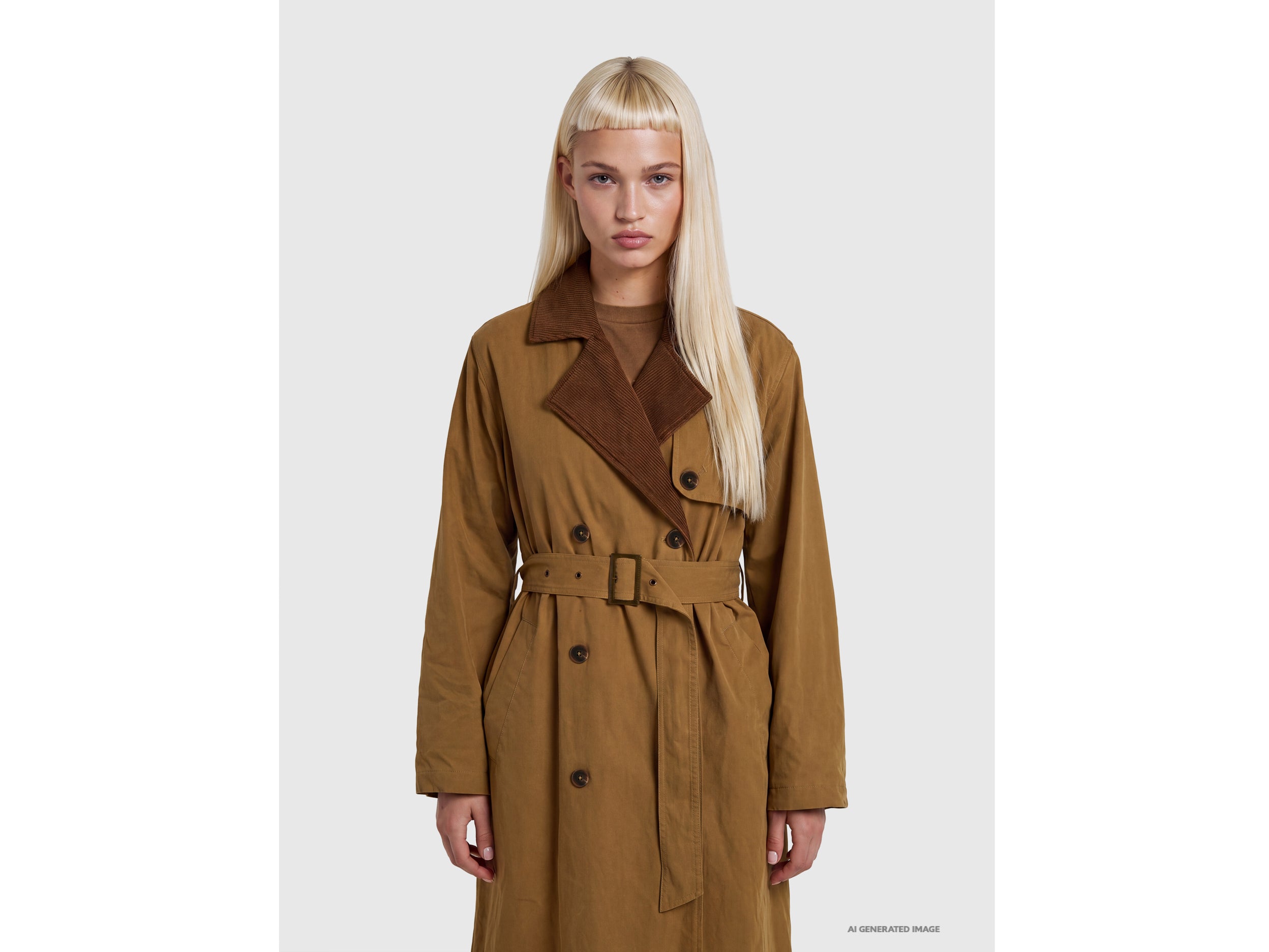 United Colors of Benetton Trench lungo cotone taglia M