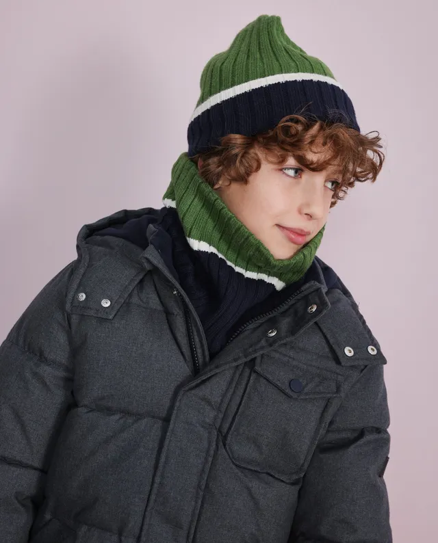 TucTuc Accessori Set Berretto Scaldacollo Blu Marino