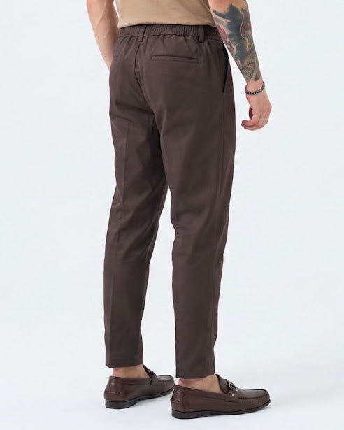 Sottosopra pantalone uomo cotone slim fit blu taglia M