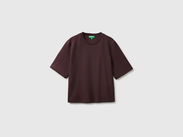 United Colors of Benetton Boxy Fit T-Shirt Maglietta Cotone M
