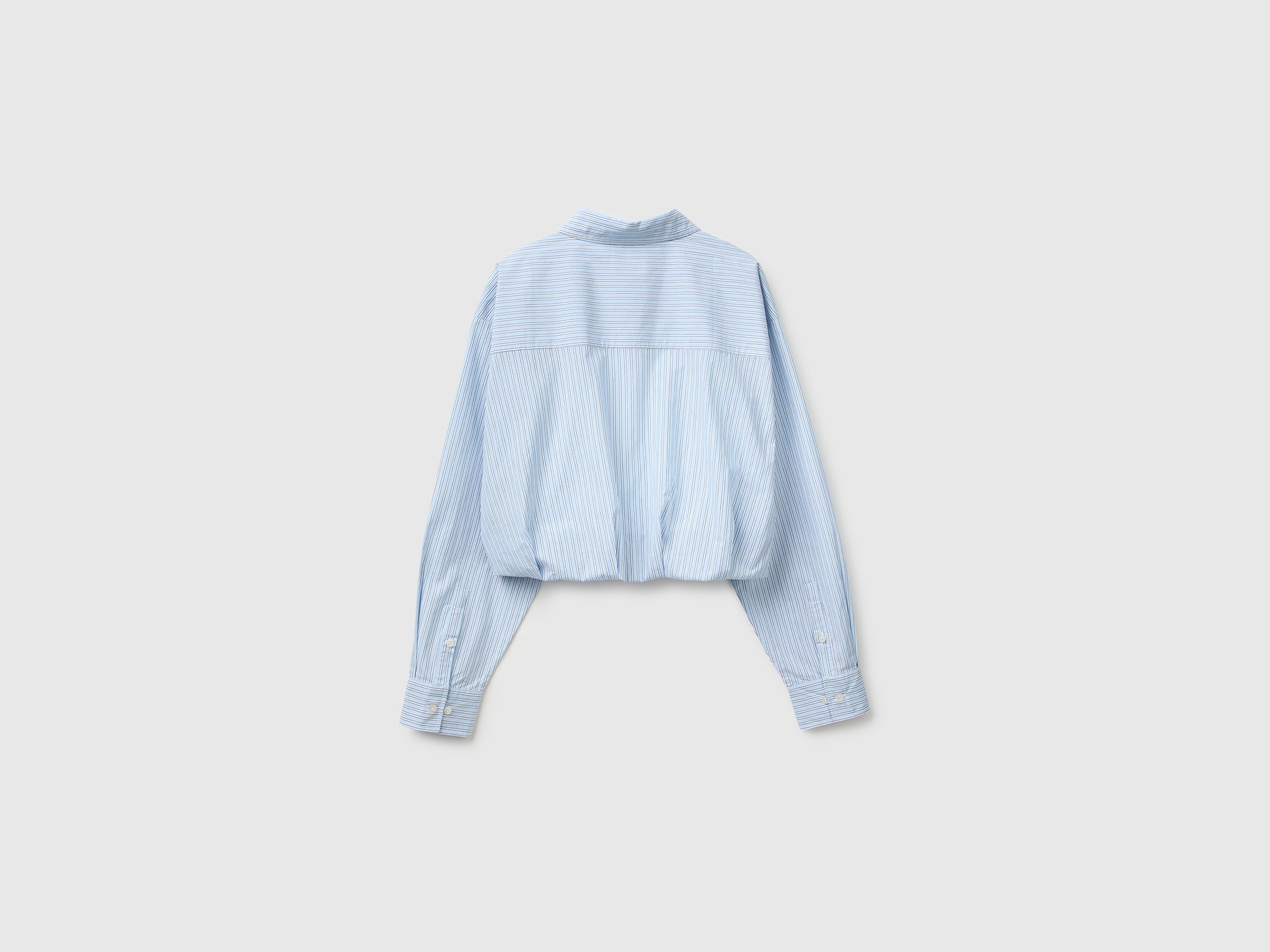 United Colors of Benetton camicia righe cotone con top interno