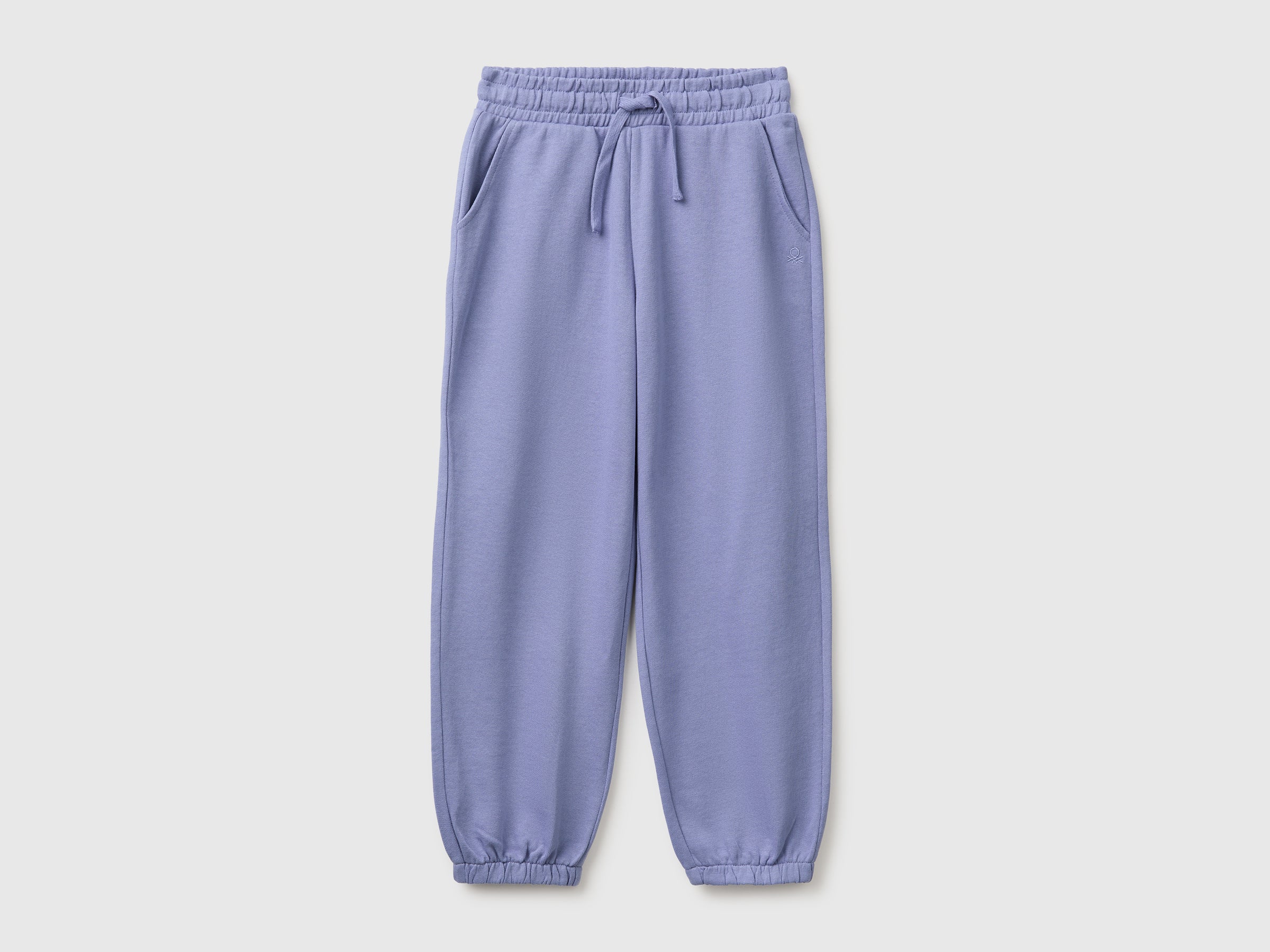 Benetton Logo sweatpants pantaloni tuta cotone taglia M