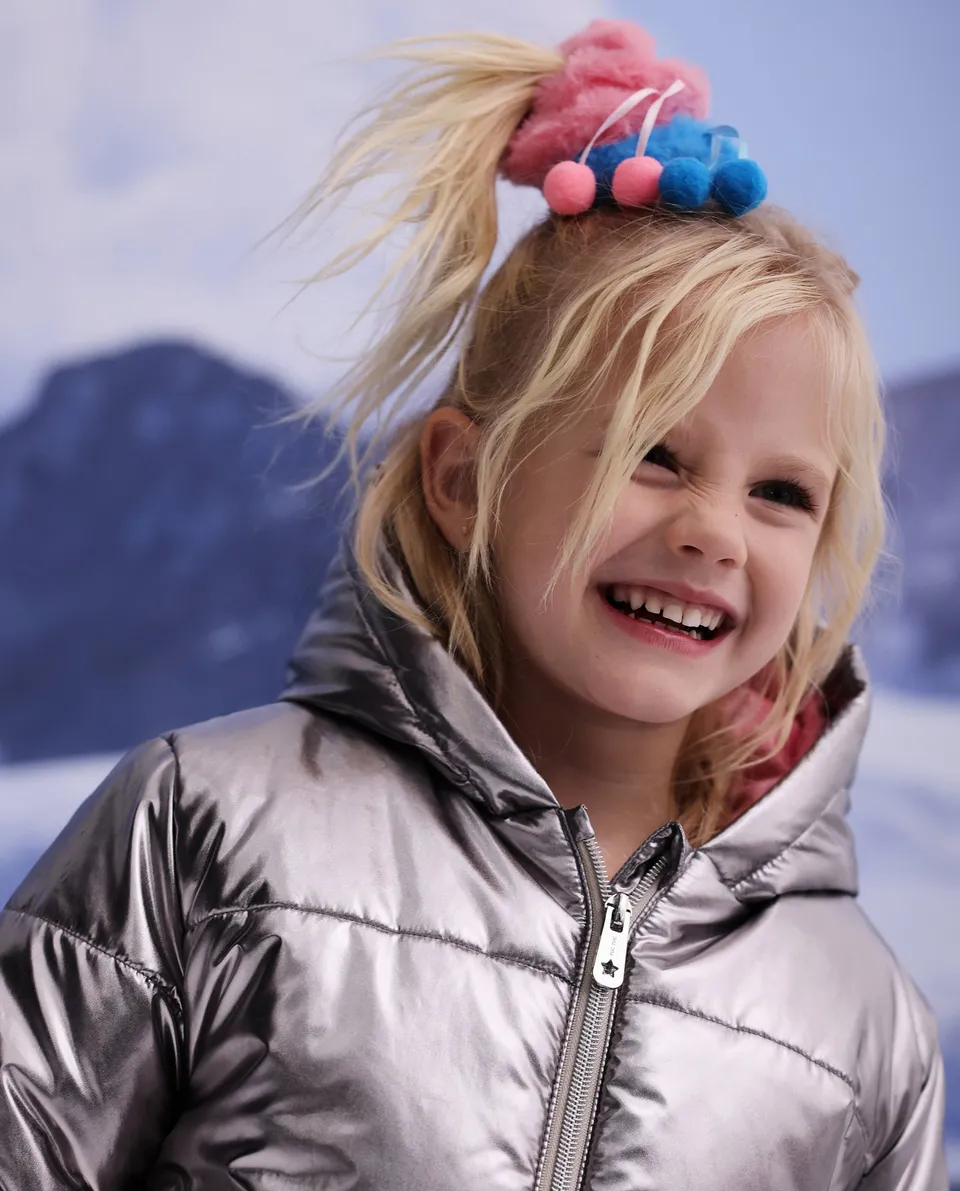 TucTuc Accessori Elastico Capelli Bambina Pompon Multicolor
