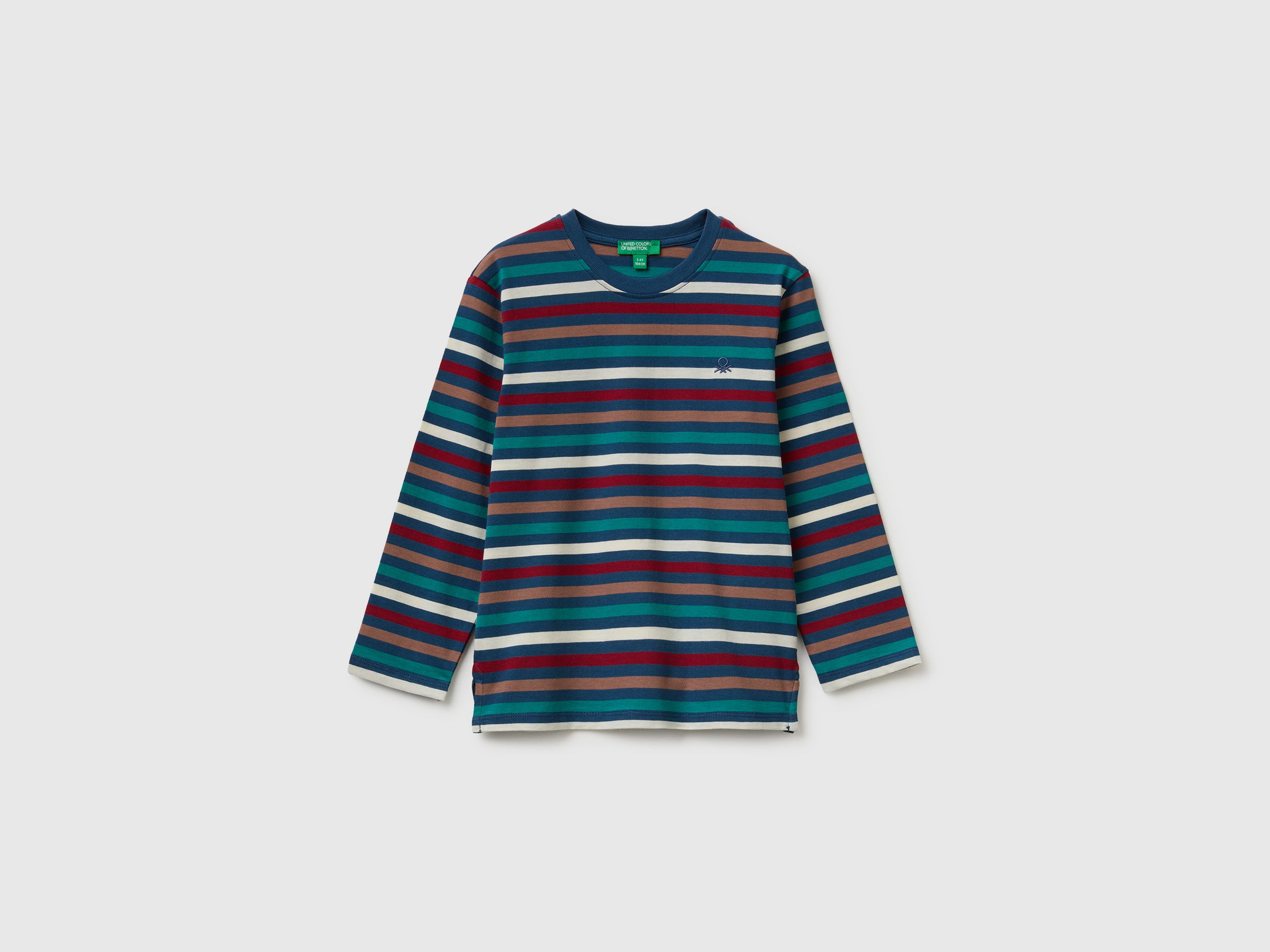 Benetton T-Shirts Maglietta righe cotone bio bimbo