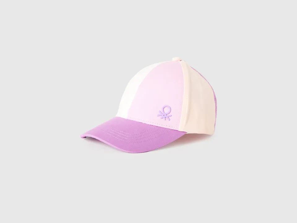 United Colors of Benetton cappellino baseball bimbo cotone color