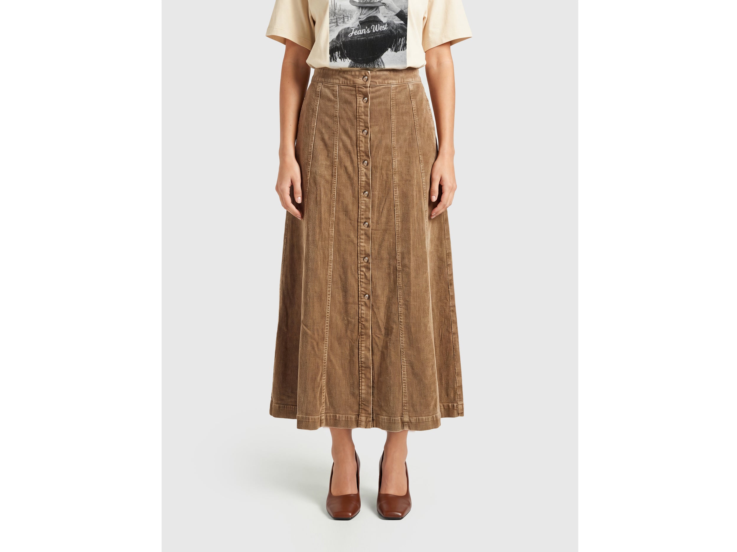 United Colors of Benetton Skirts Long Vintage Wash gonna taglia S