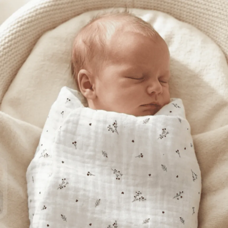 Petite Citrouille Maxi mussola neonato cotone 120x120 nero