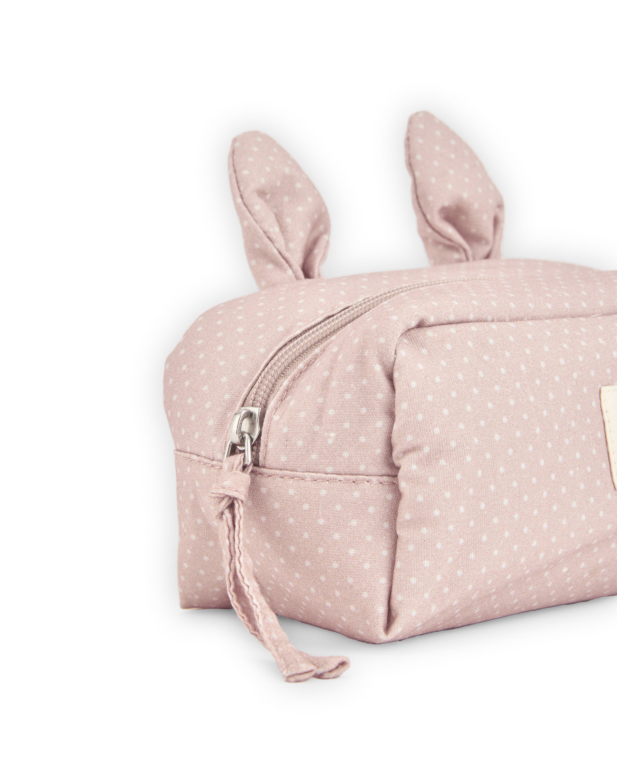 TucTuc Accessori beauty case neonato beige a pois