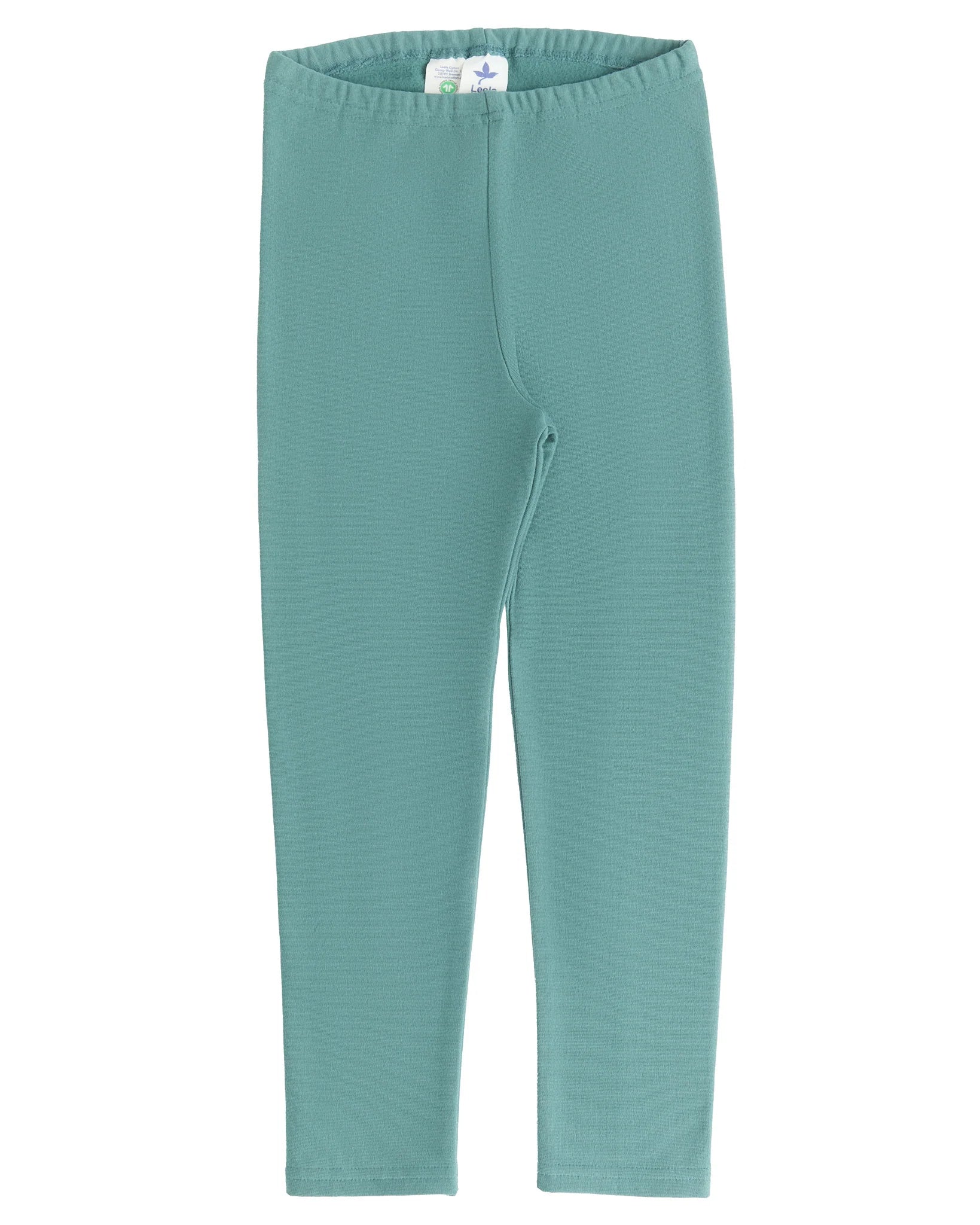 Leela Leggings Caldi Blu Verde cotone bio bambino