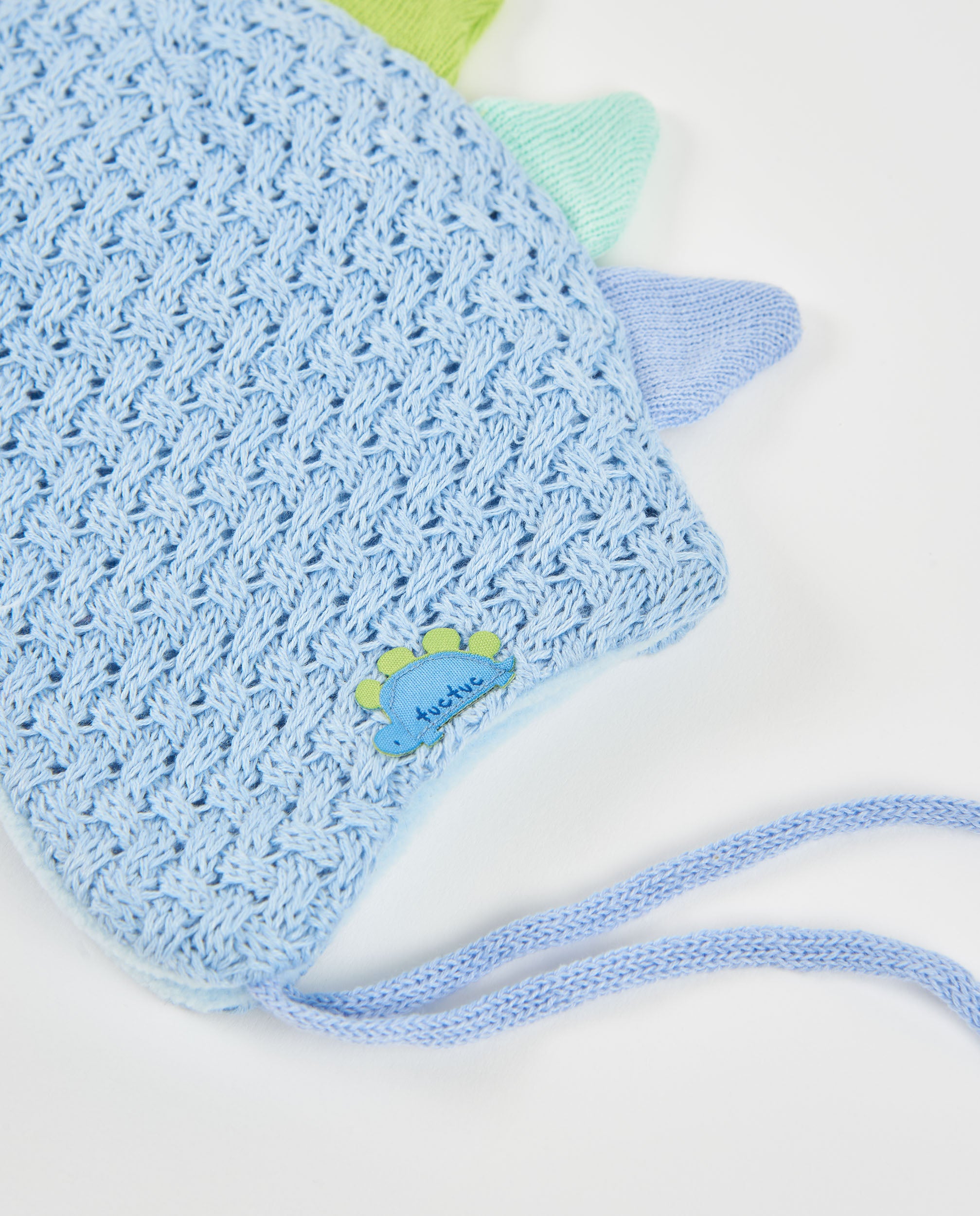 TucTuc Accessori Cappellino neonato azzurro dinosauro 48