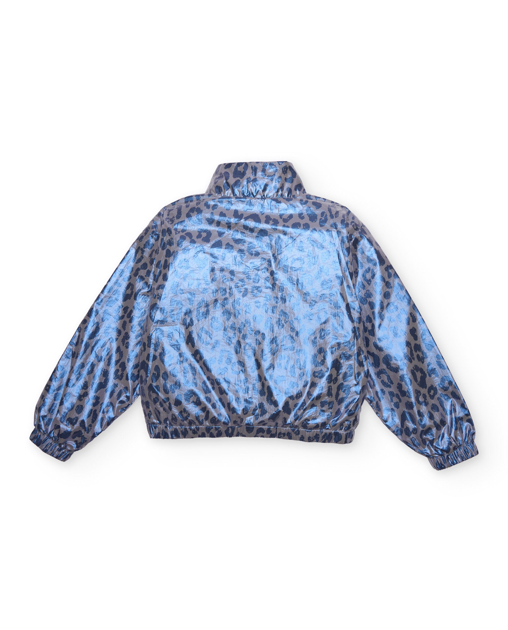 TucTuc Giacca animalier bambina lila zip leggera