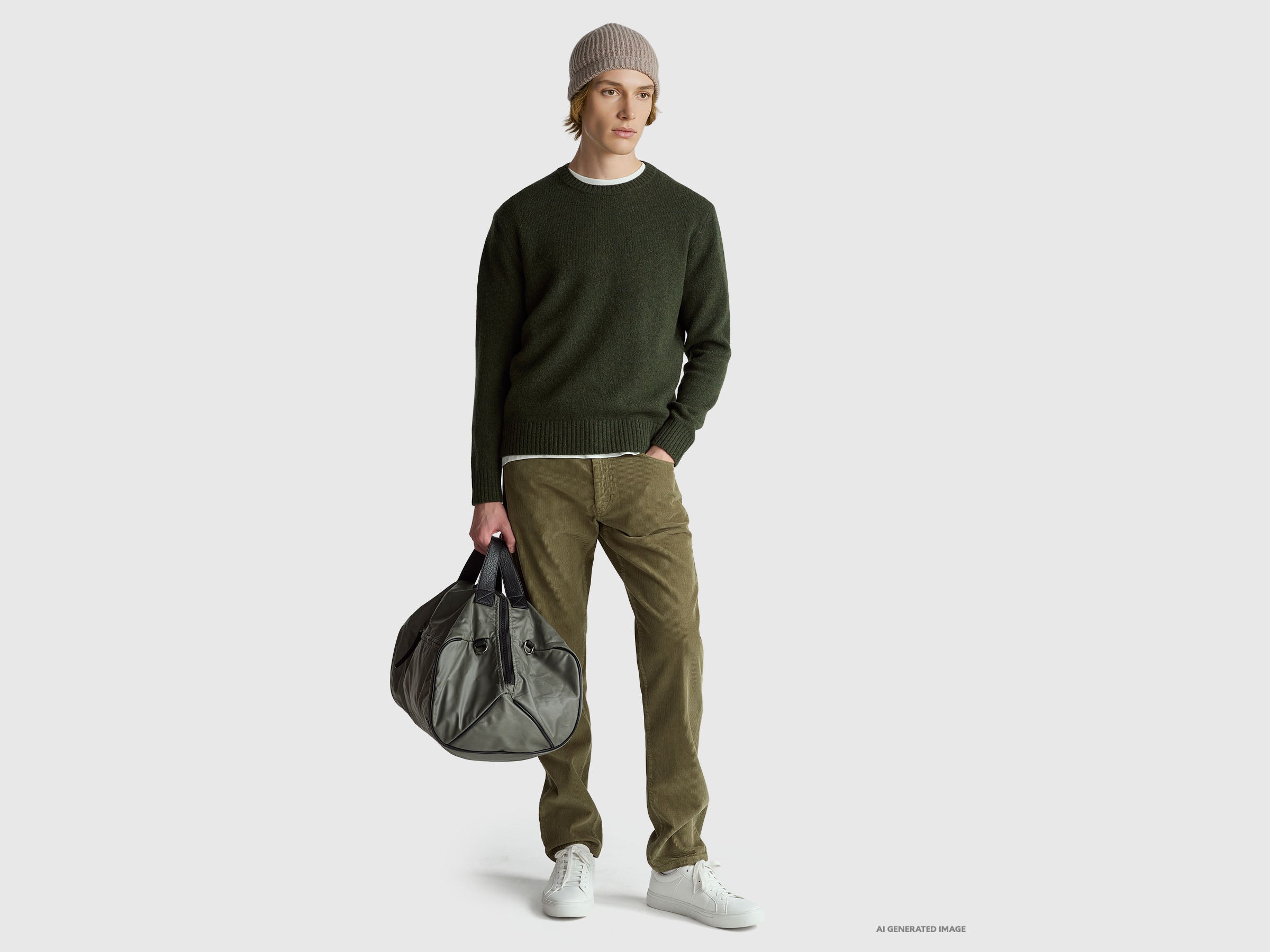 United Colors of Benetton Trousers Pantaloni Velluto Cotone
