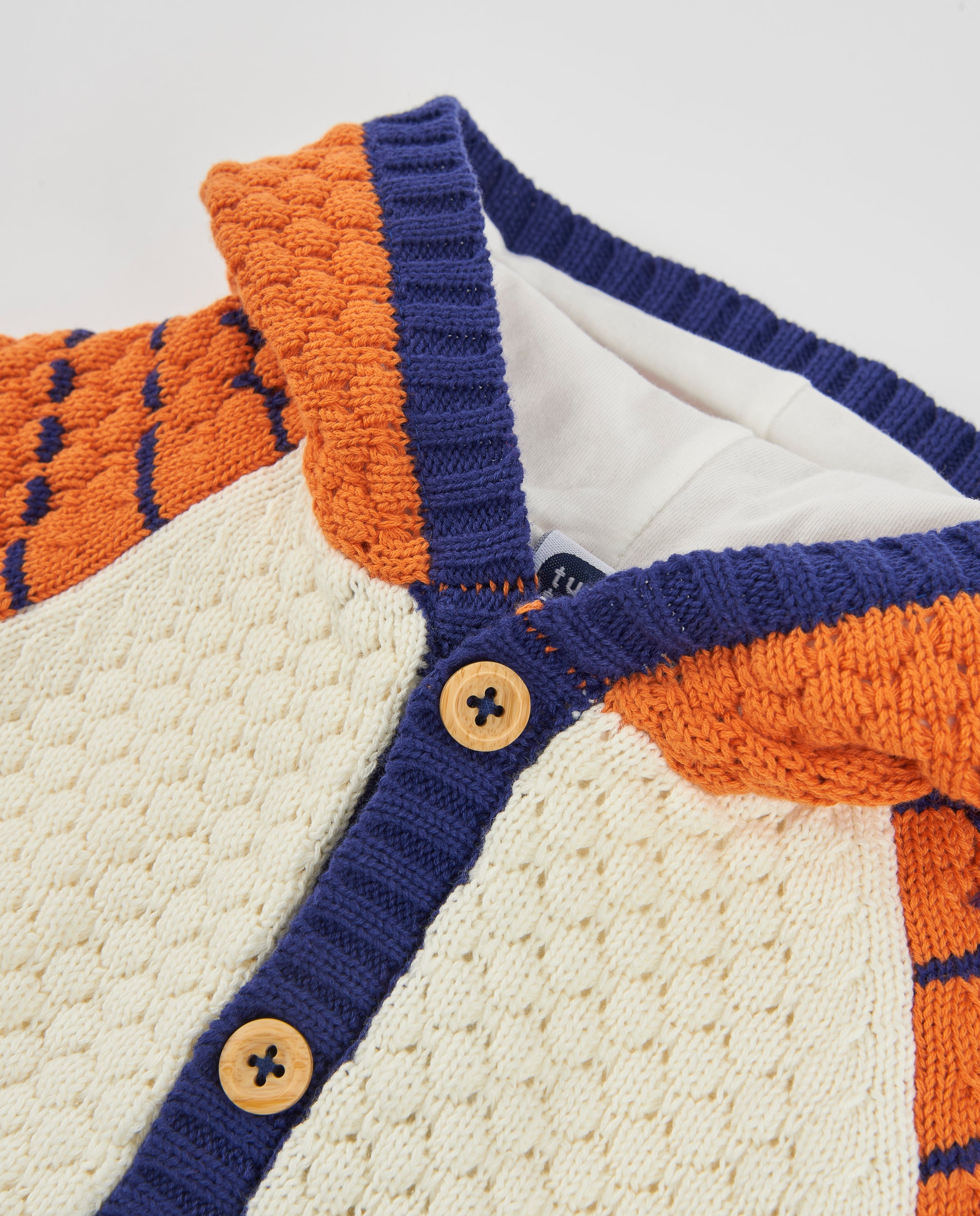 TucTuc Maglioni Giacca Neonato Camel con Cappuccio
