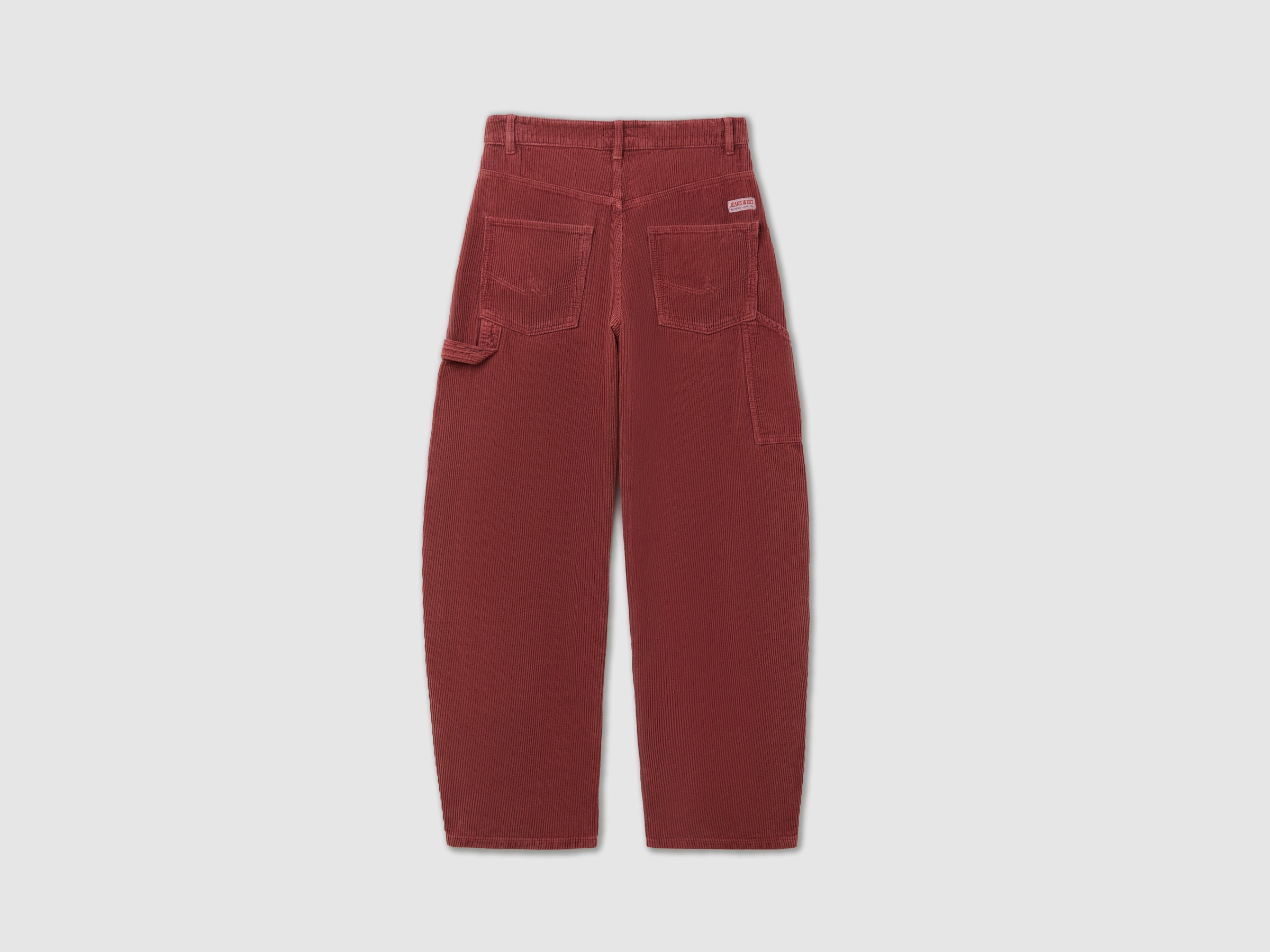United Colors of Benetton Pantaloni 27 velluto cotone barrel