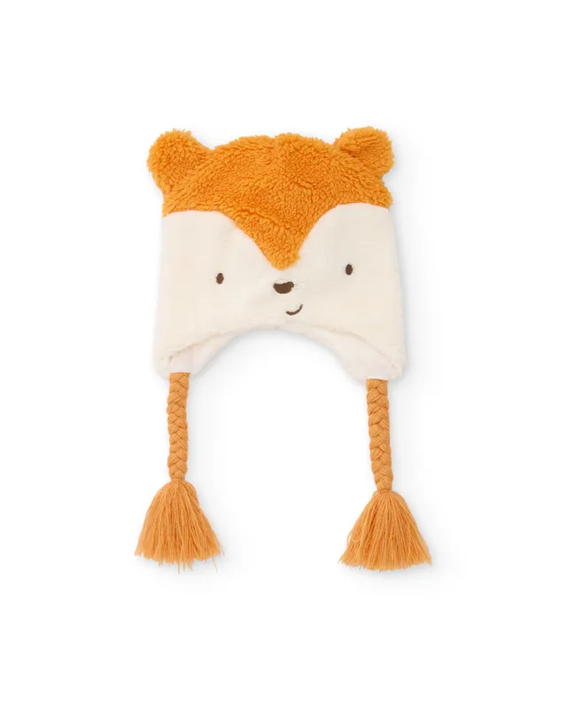 TucTuc Accessori cappellino neonato senape orecchie maglia