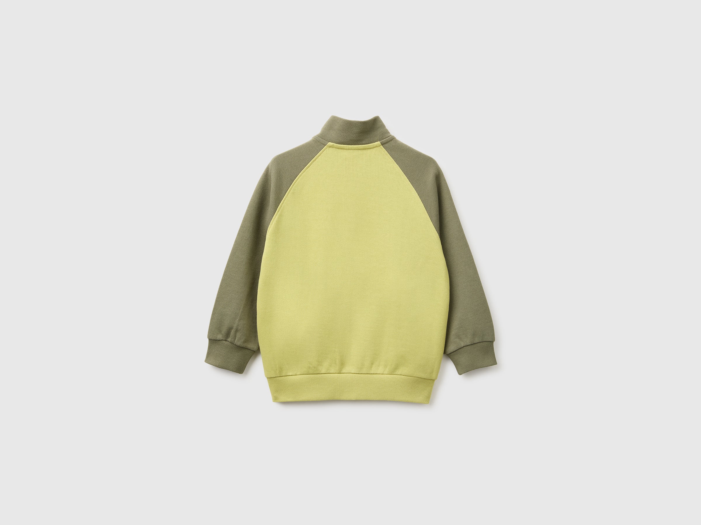 United Colors of Benetton Sweatshirts Felpa Bimbo Cotone Bio Zip