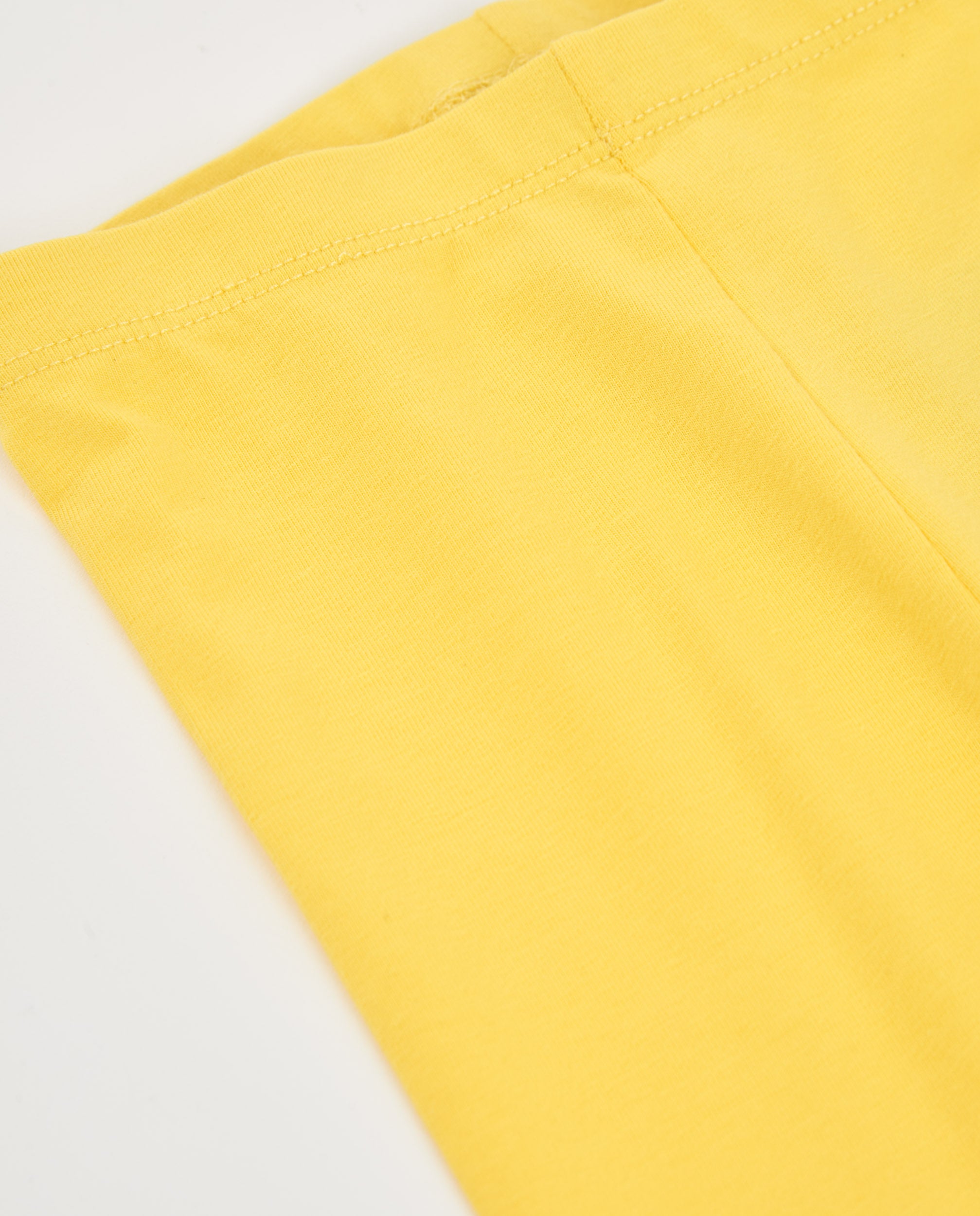 TucTuc Leggings Bambina Giallo in Maglia Elastica
