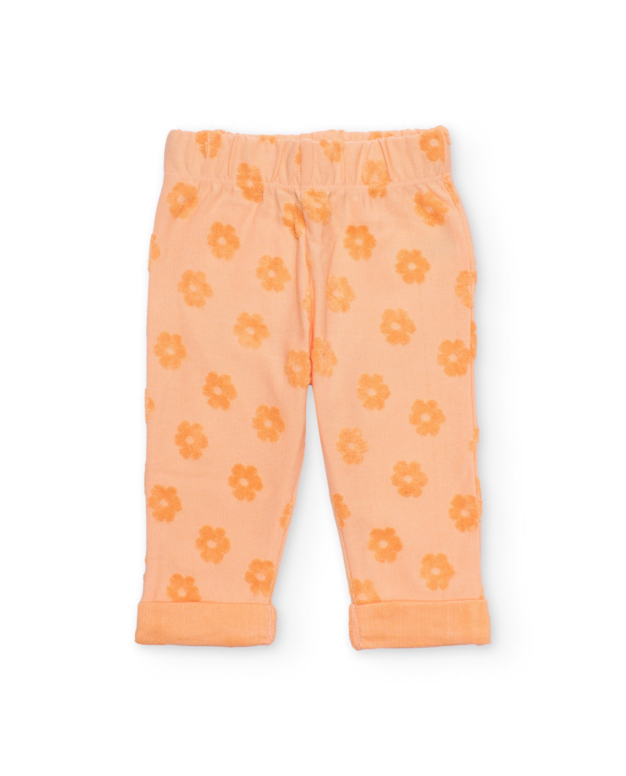 TucTuc Completi completo maglia neonata arancione 3 pezzi