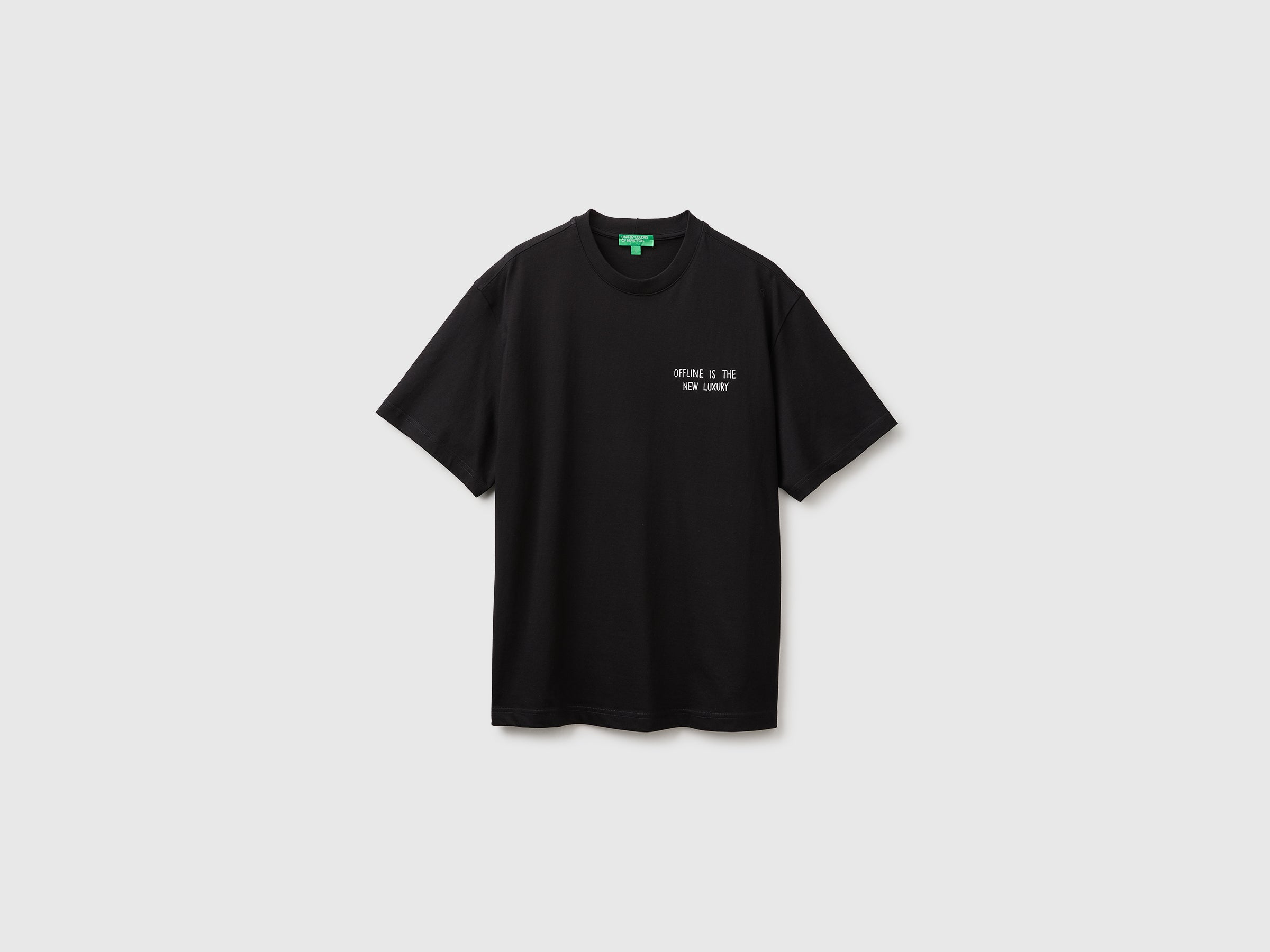 United Colors of Benetton T-Shirts T-shirt stampa cotone bio M