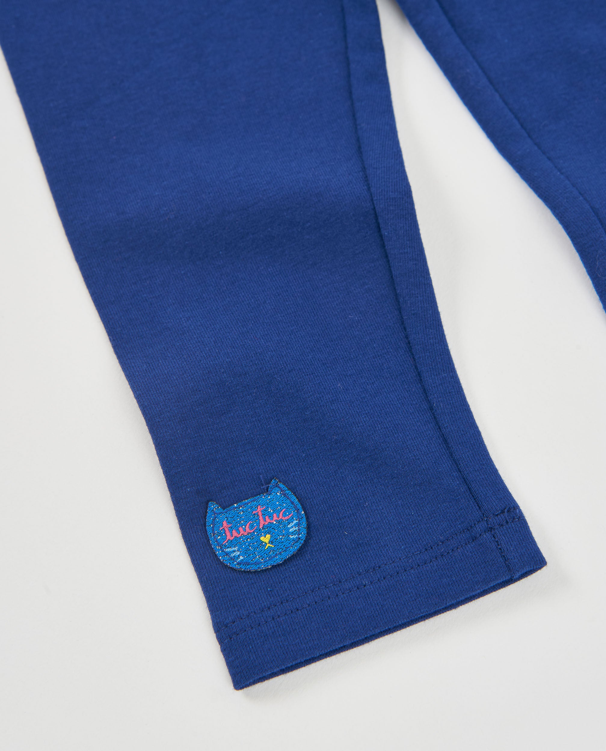 TucTuc Leggings Leggins Bambina Blu Marino Elastici