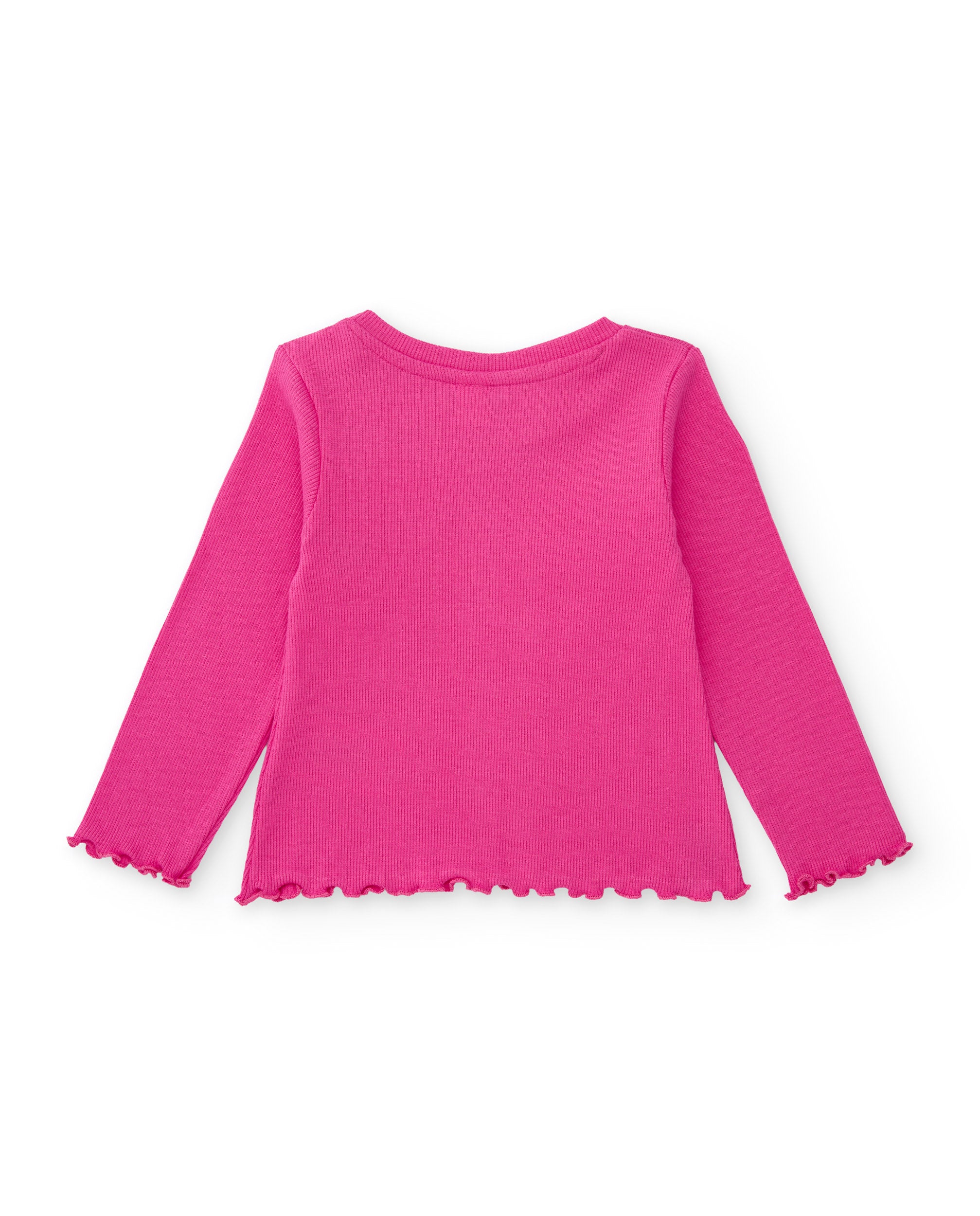 TucTuc Magliette t-shirt bambina maniche lunghe rosa cuori