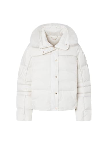 Liu Jo Giacche Piumino Colletto Teddy Nylon Piuma Taglia L