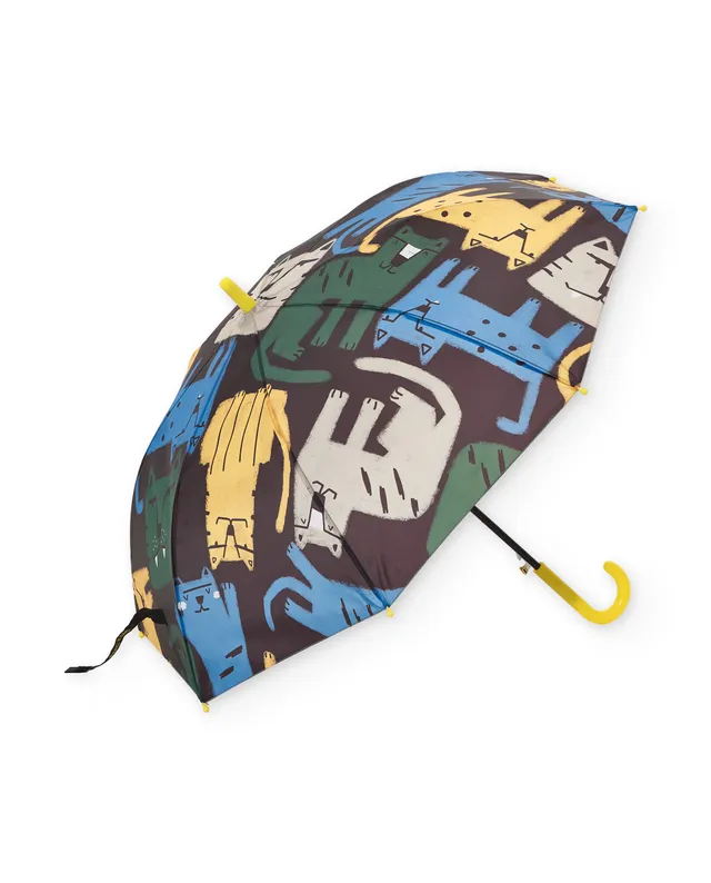 TucTuc Accessori ombrello bambino blu tigri automatico
