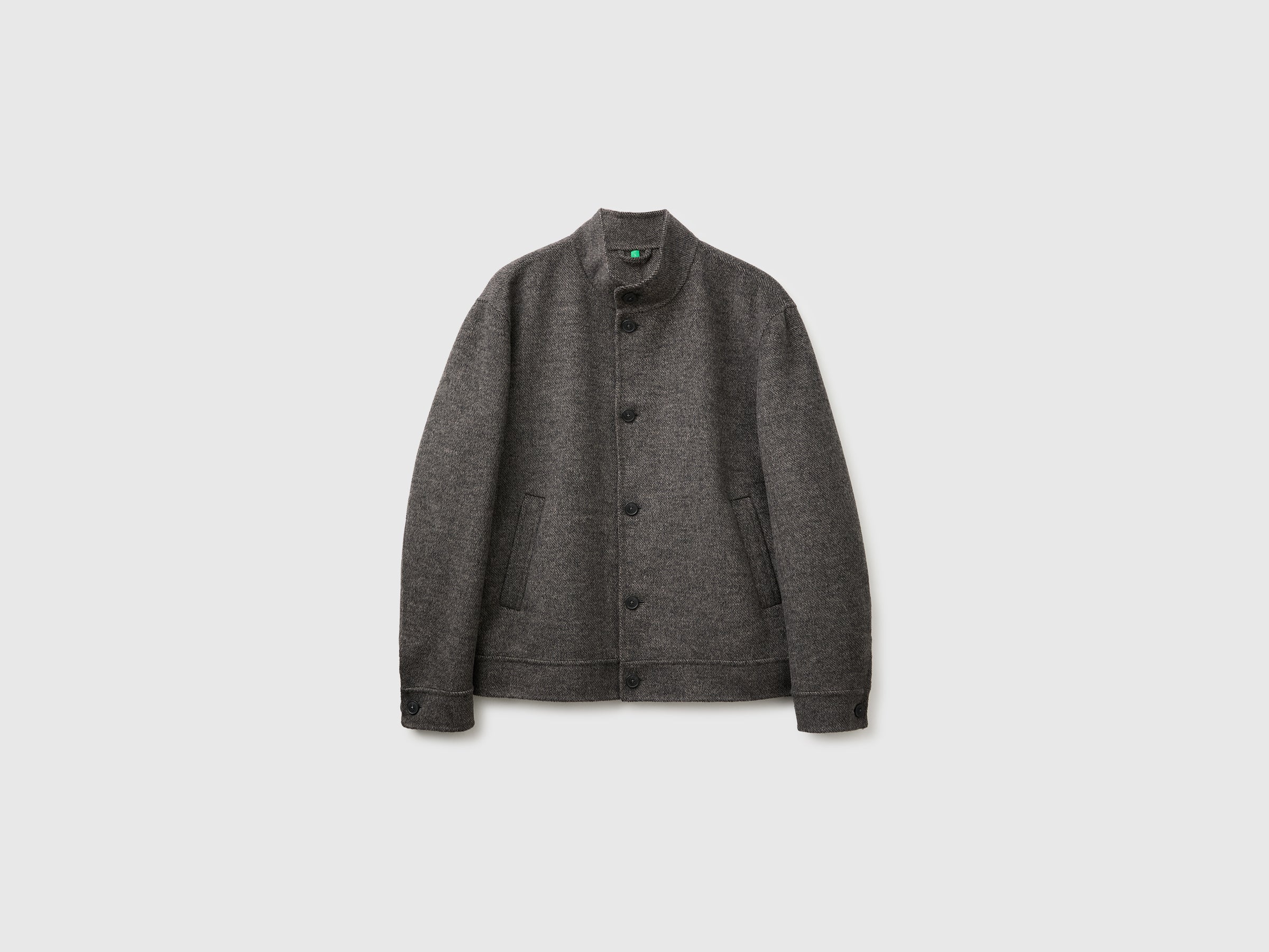 United Colors of Benetton Jackets giacca bomber misto lana collo alto