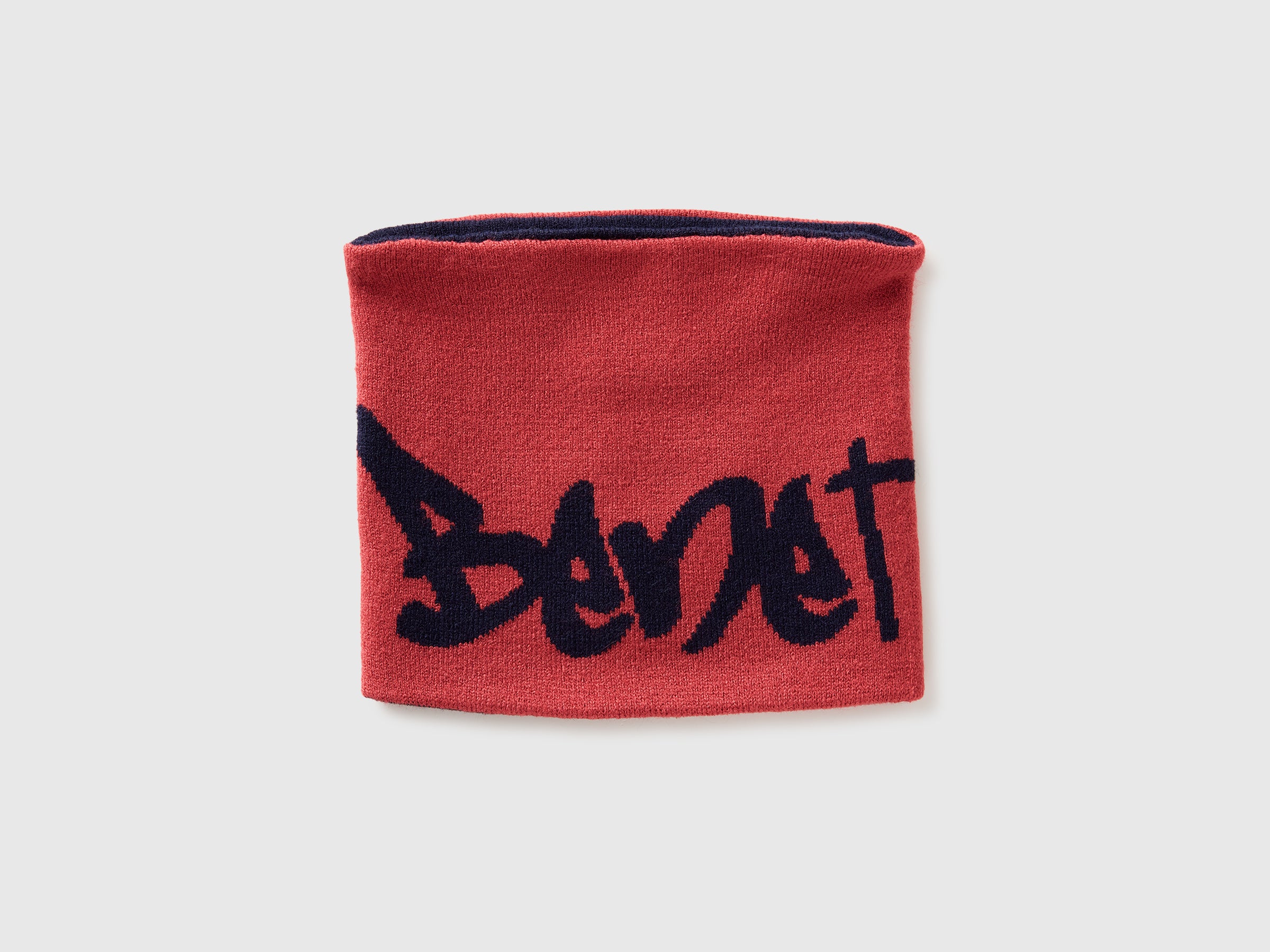 Benetton Reversible neck warmer scaldacollo logo
