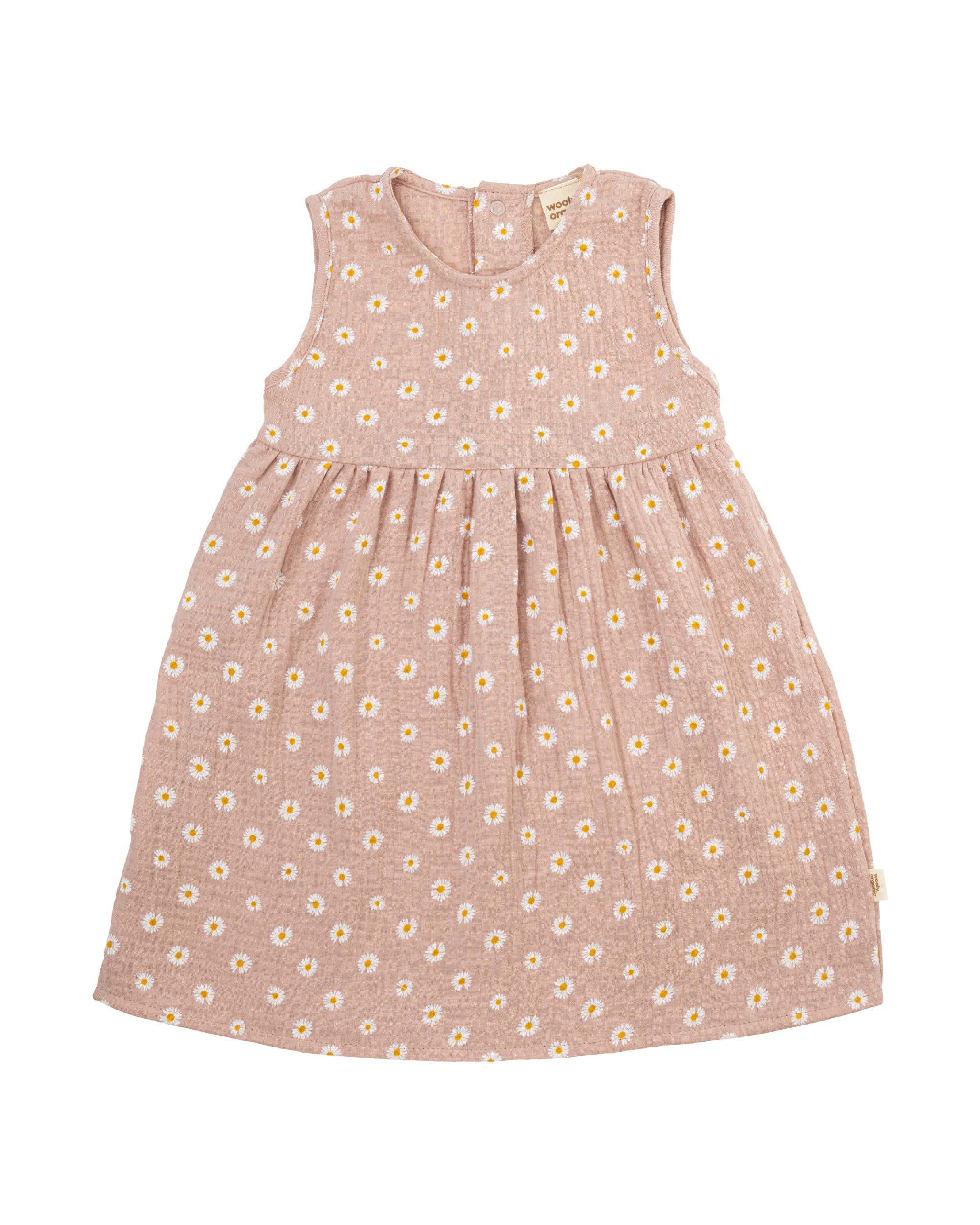 Woolly Organic Dress vestito bambina mussola cotone bio