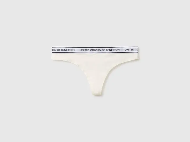 United Colors of Benetton Stretch cotton thong perizoma cotone elasticizzato