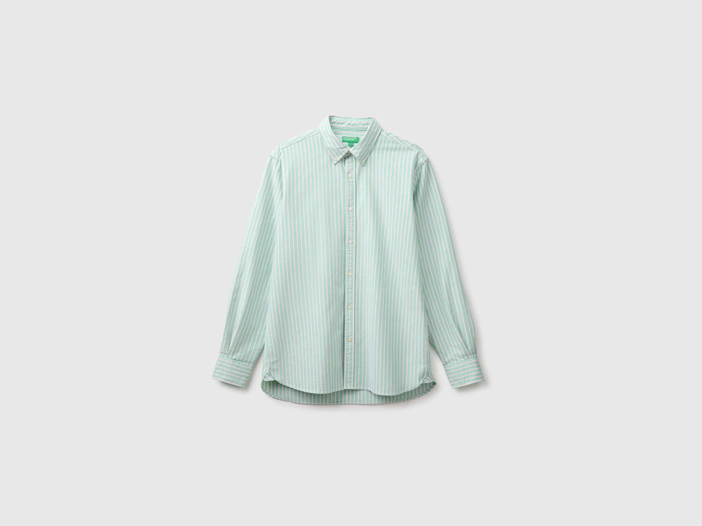 United Colors of Benetton camicia righe cotone regular taglia M