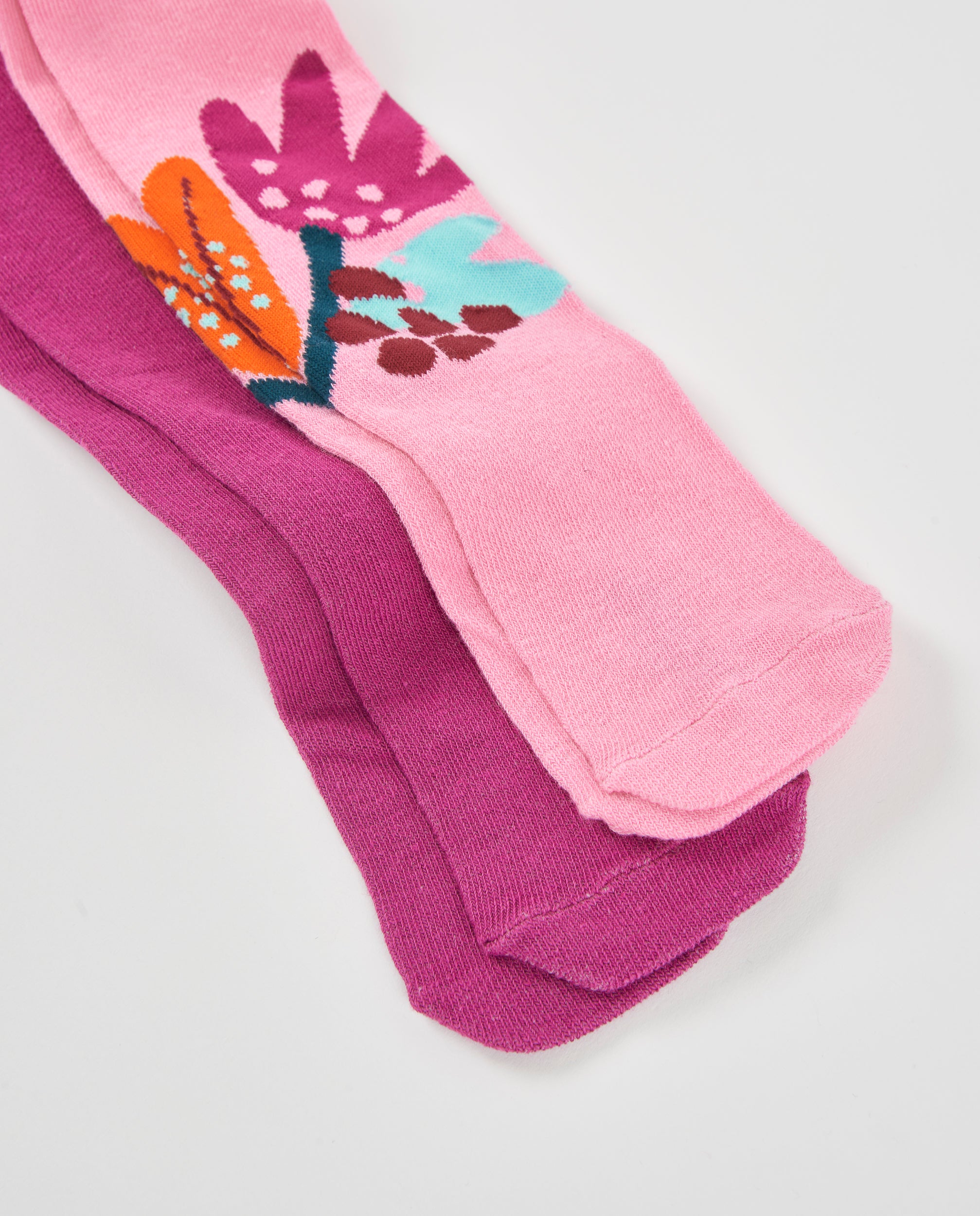 TucTuc Accessori Collant Rosa Cotone Stampa Floreale
