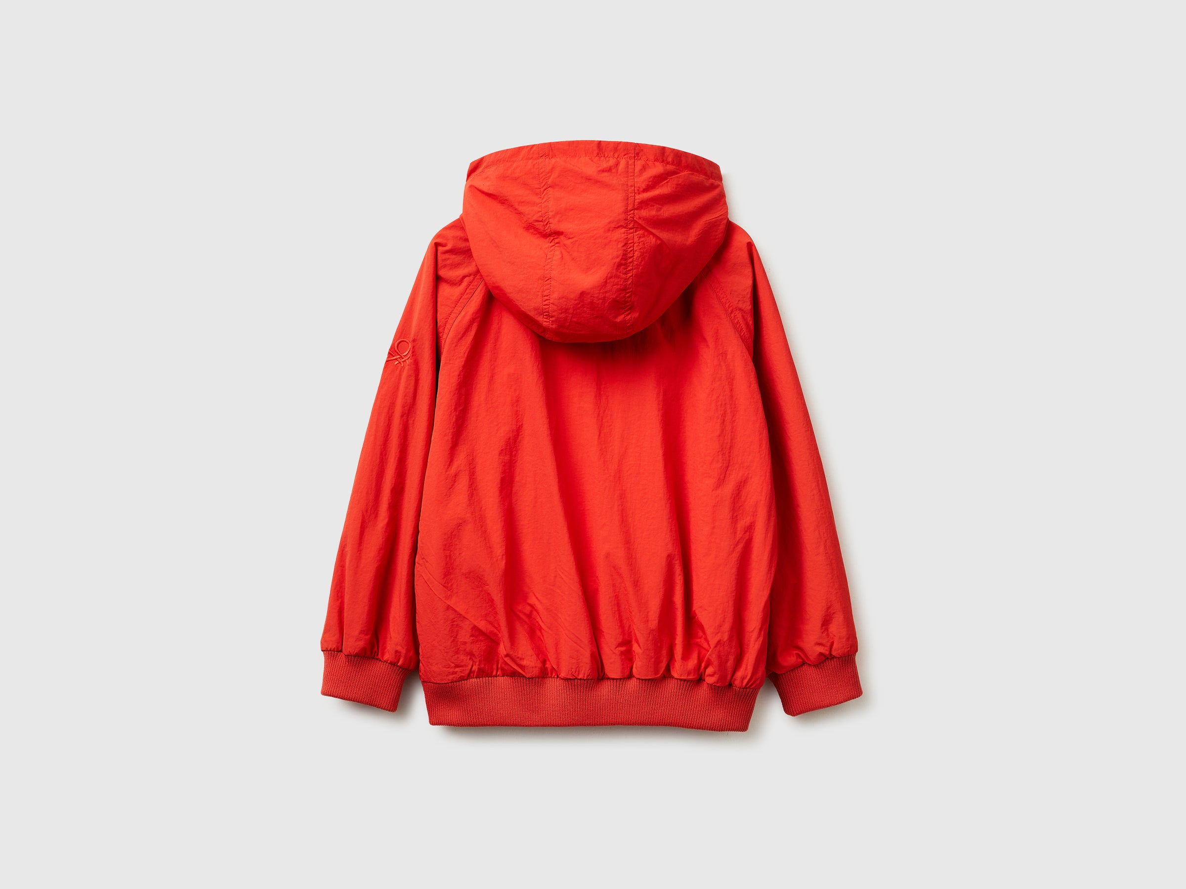 United Colors of Benetton Rain Defender giacca nylon cappuccio cotone