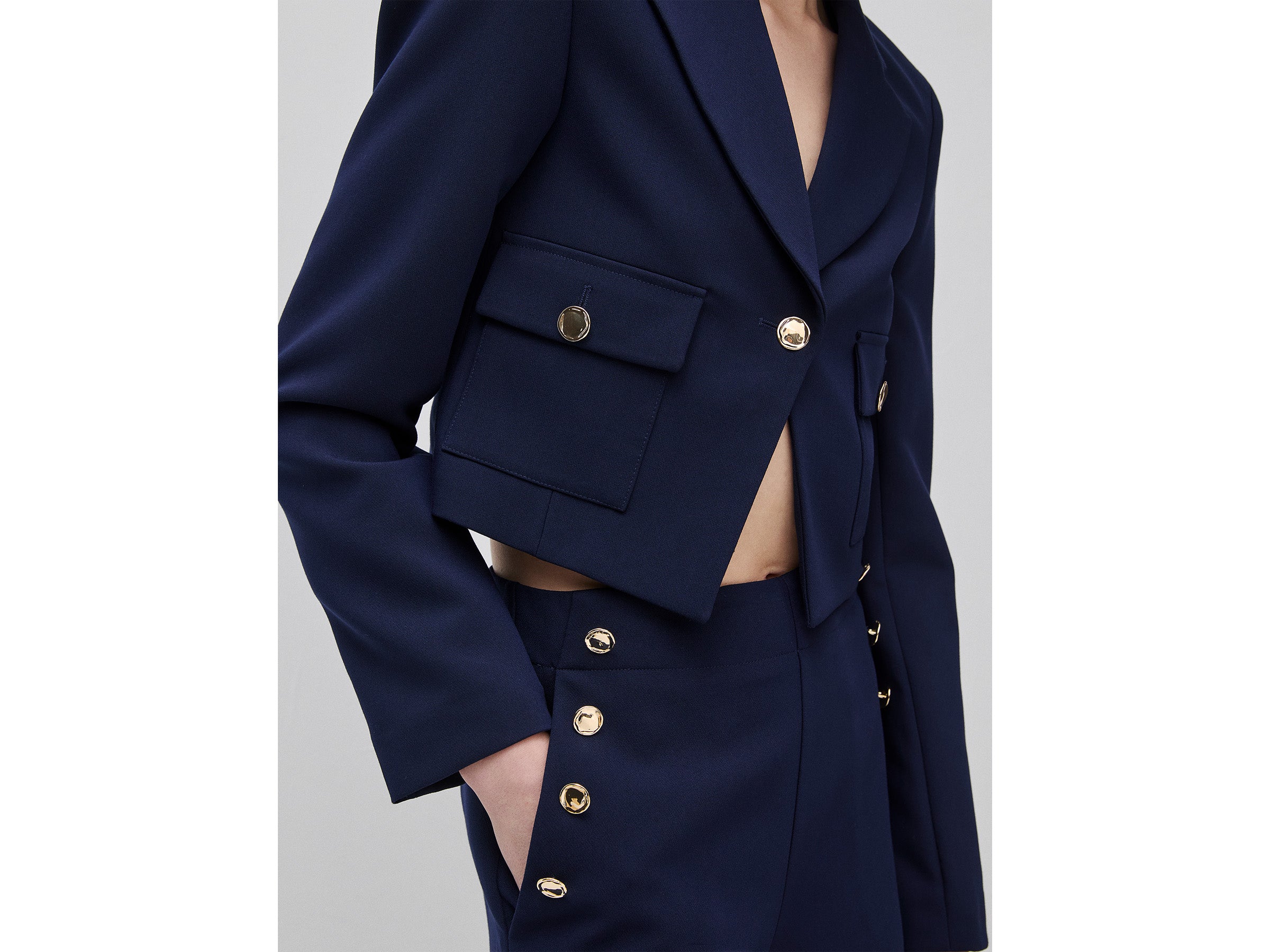 United Colors of Benetton Blazer Corto 243XDW03M Giacca Viscosa