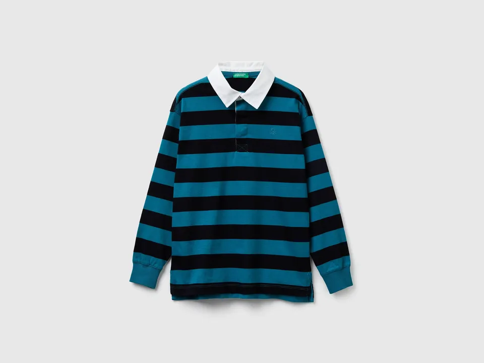 United Colors of Benetton Polos Polo righe cotone bio M