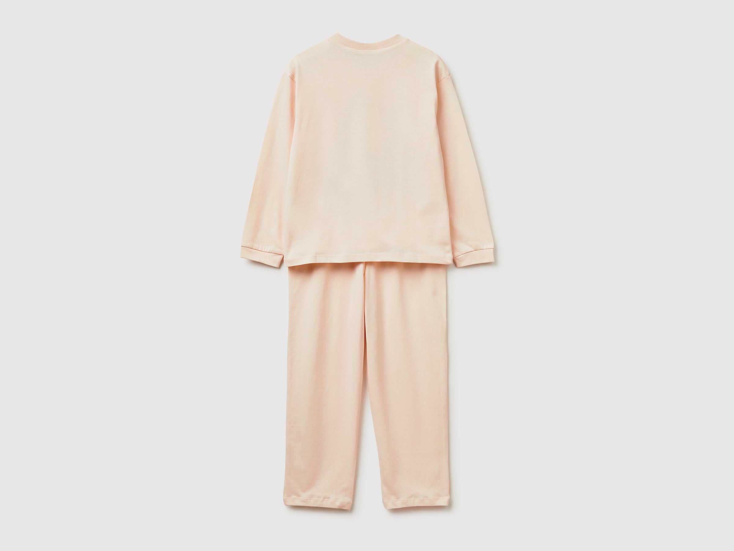 United Colors of Benetton pigiama lungo cotone S stampa logo