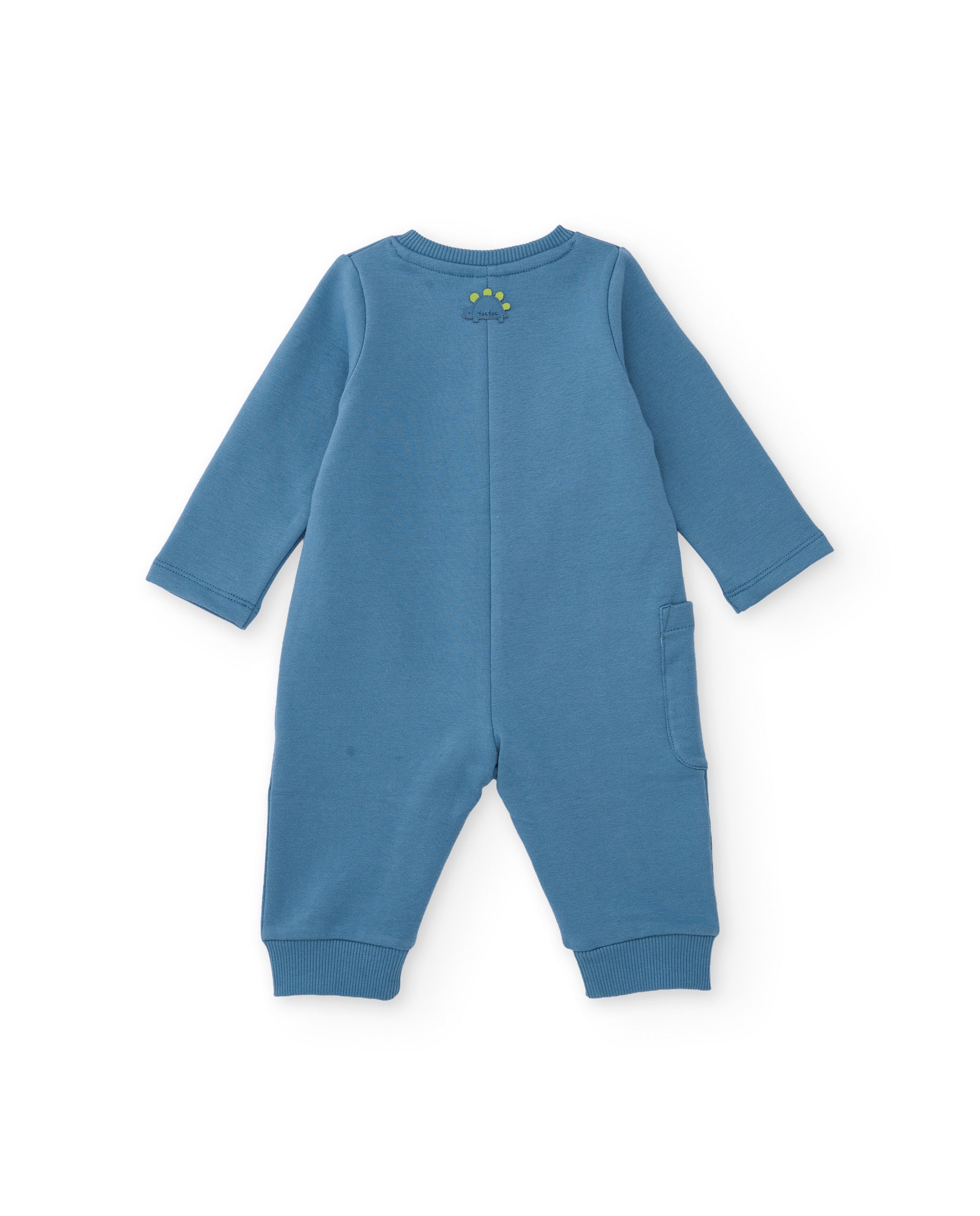 TucTuc Tutine Tutina neonato dinosauro blu felpa maniche lunghe